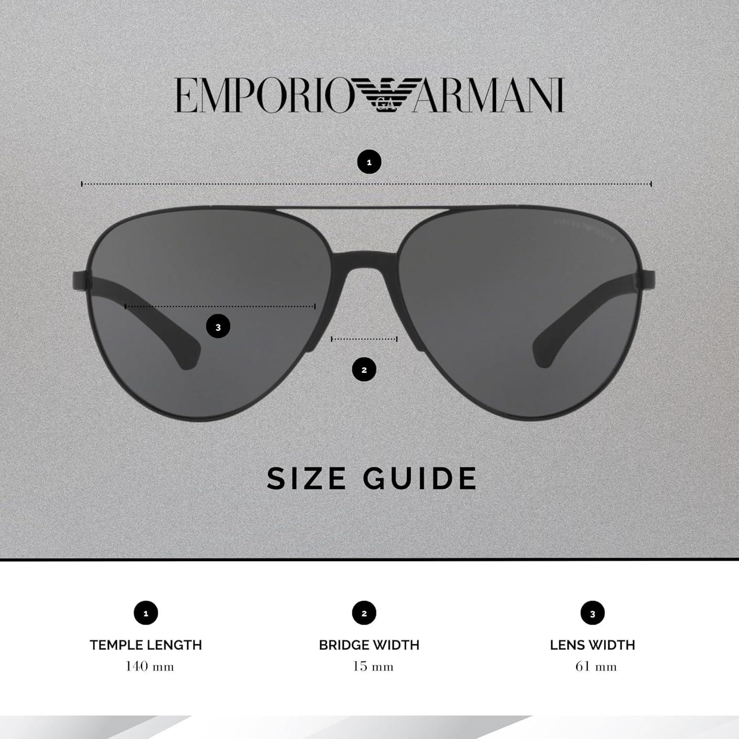 Gafas de Sol Aviador Emporio Armani EA2059 para Hombres