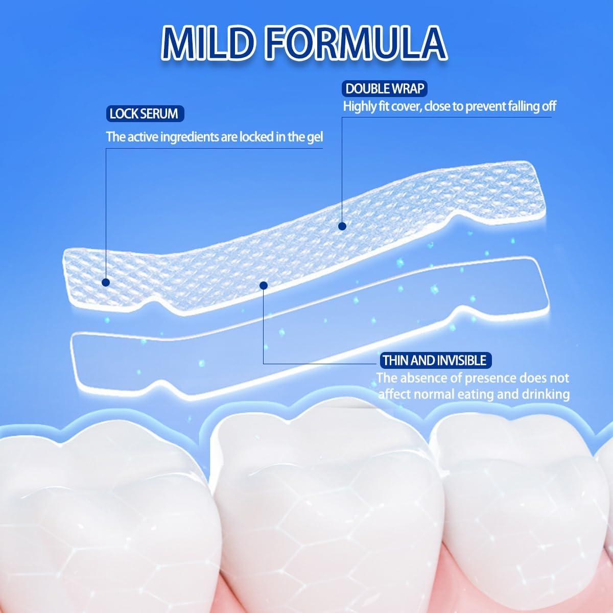 Tiras Blanqueadoras de Dientes 9D AURANY - 21 Pares para Sensibles