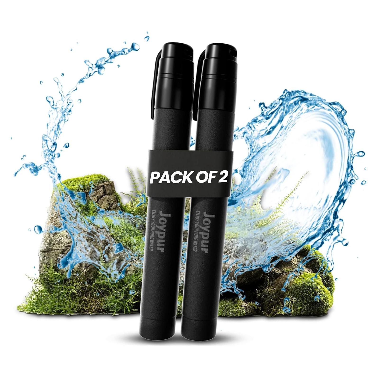 Filtro de Agua Portátil Joypur K8616 - 2 Pack, Ligero y Eficiente