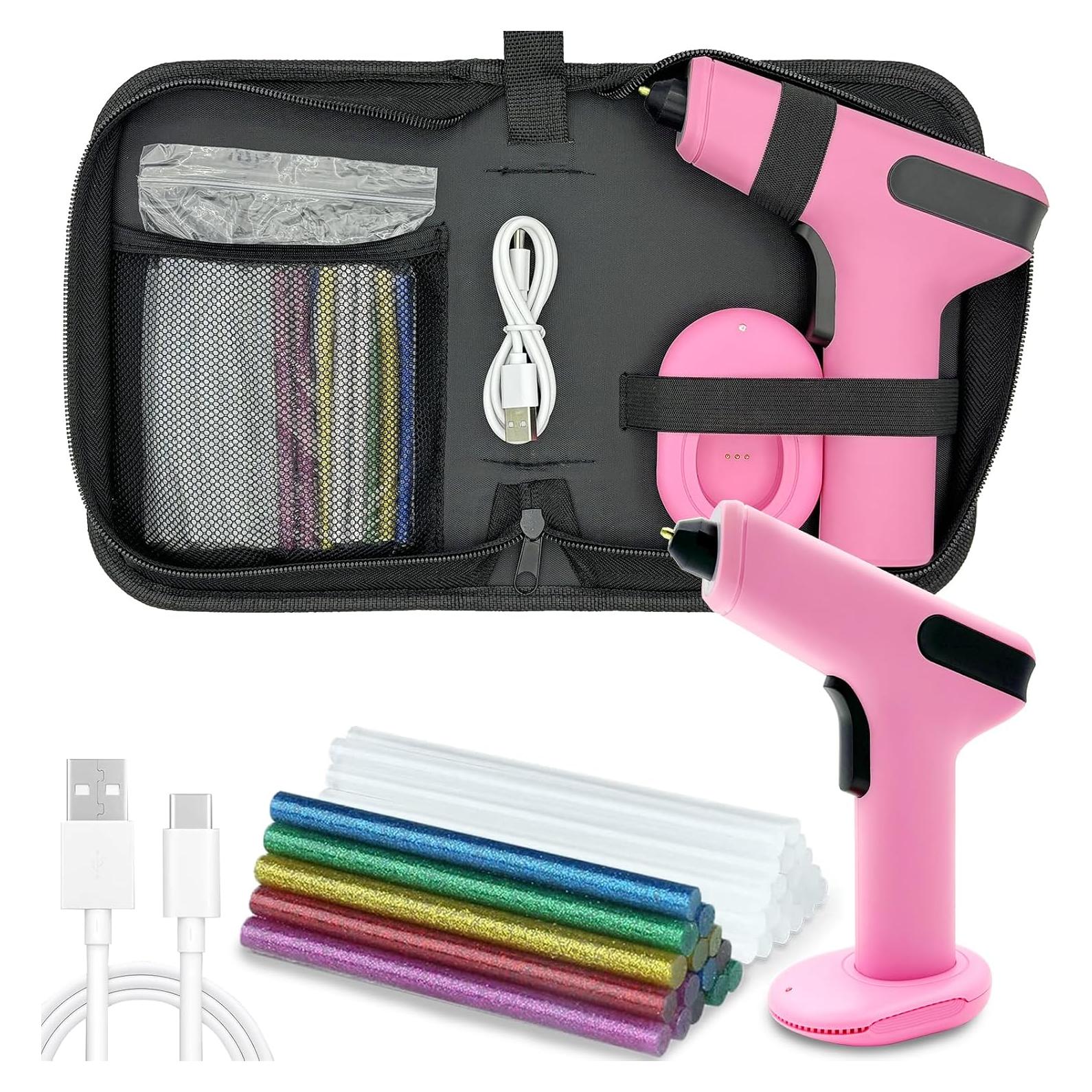 Pistola de Pegamento Caliente Inalámbrica Liumai 4000mAh LED