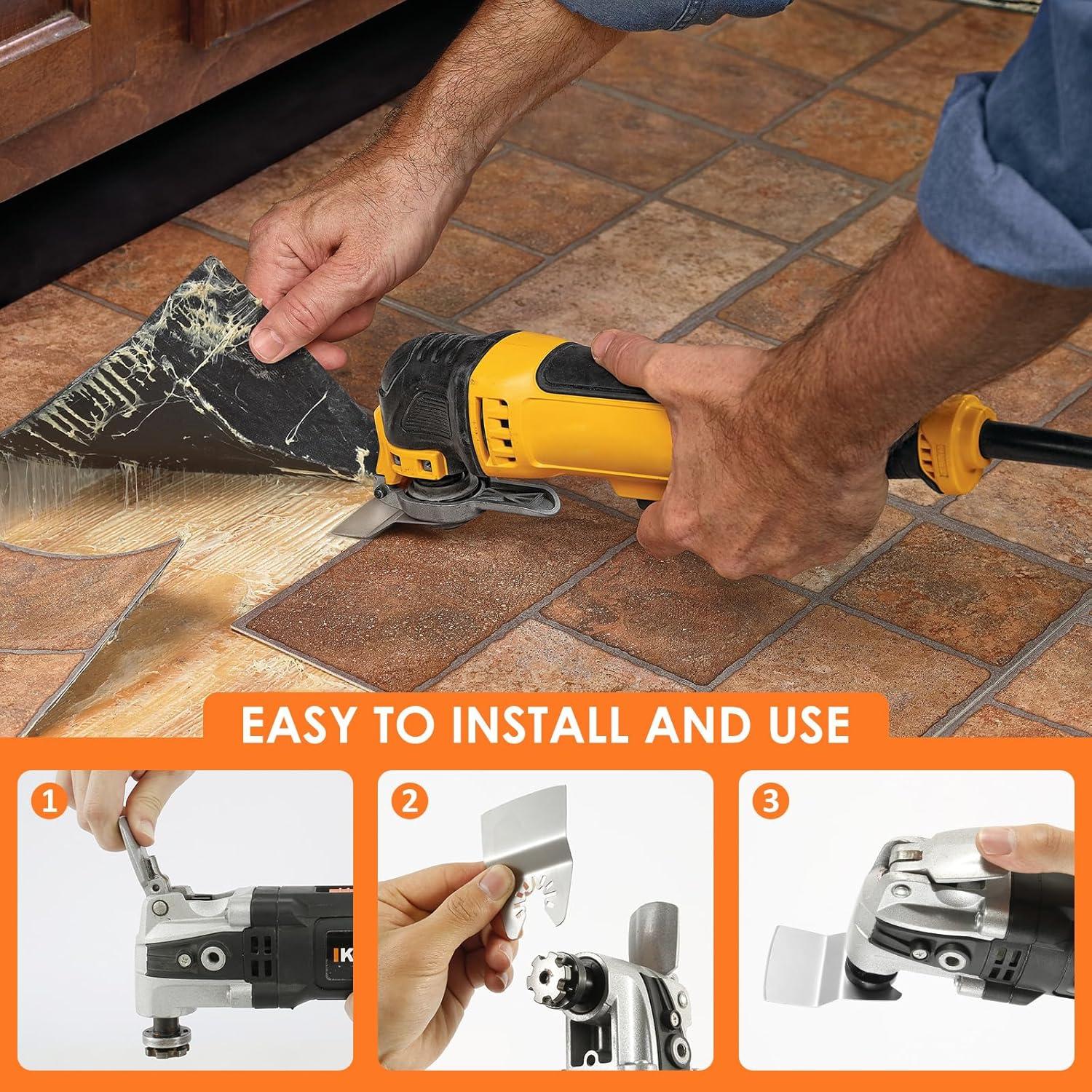 Juego de 8 Cuchillas para Sierra Oscilante Abizarch - Acero Inoxidable