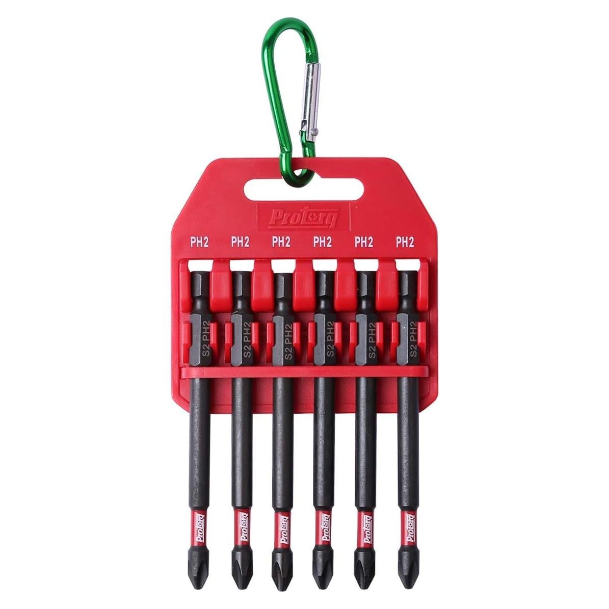 Juego de Puntas de Impacto Protorq 6 Piezas PH2 8.89 cm