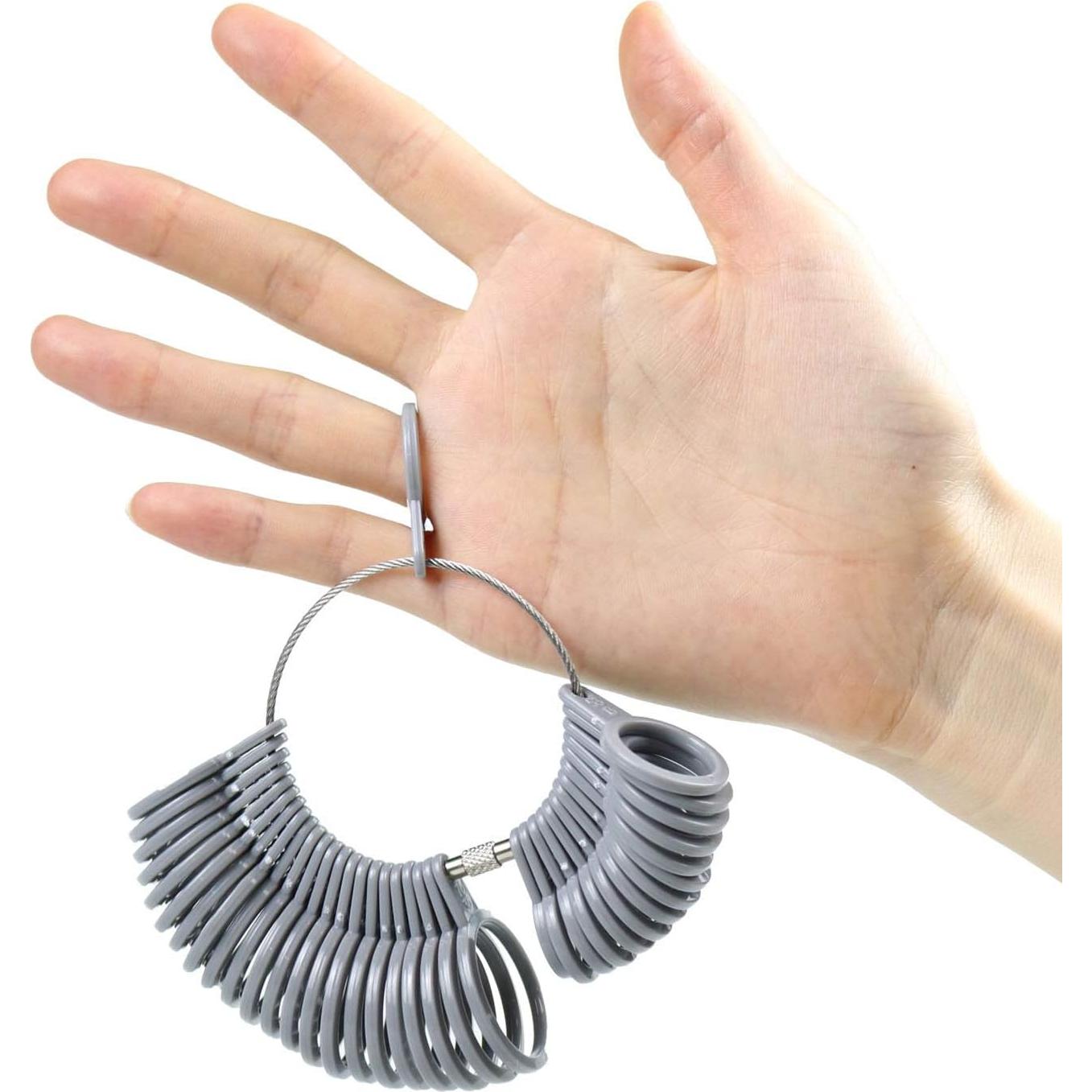 Conjunto de Medidores de Anillos NIUPIKA con Martillo de Goma