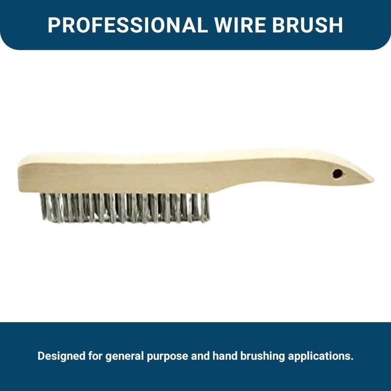 Cepillo de Alambre 25 cm Benchmark Abrasives - Paquete de 12