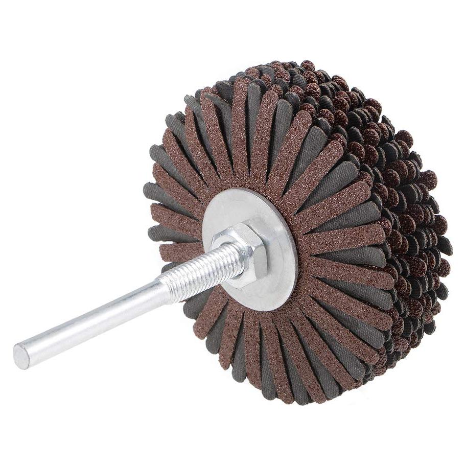 Rueda de Lijado Abrasiva Flap uxcell 80mm 80 Grano para Madera