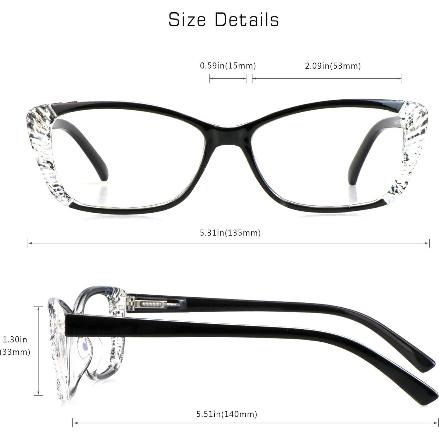 5 Pares de Gafas de Lectura VisionGlobal con Luz Azul