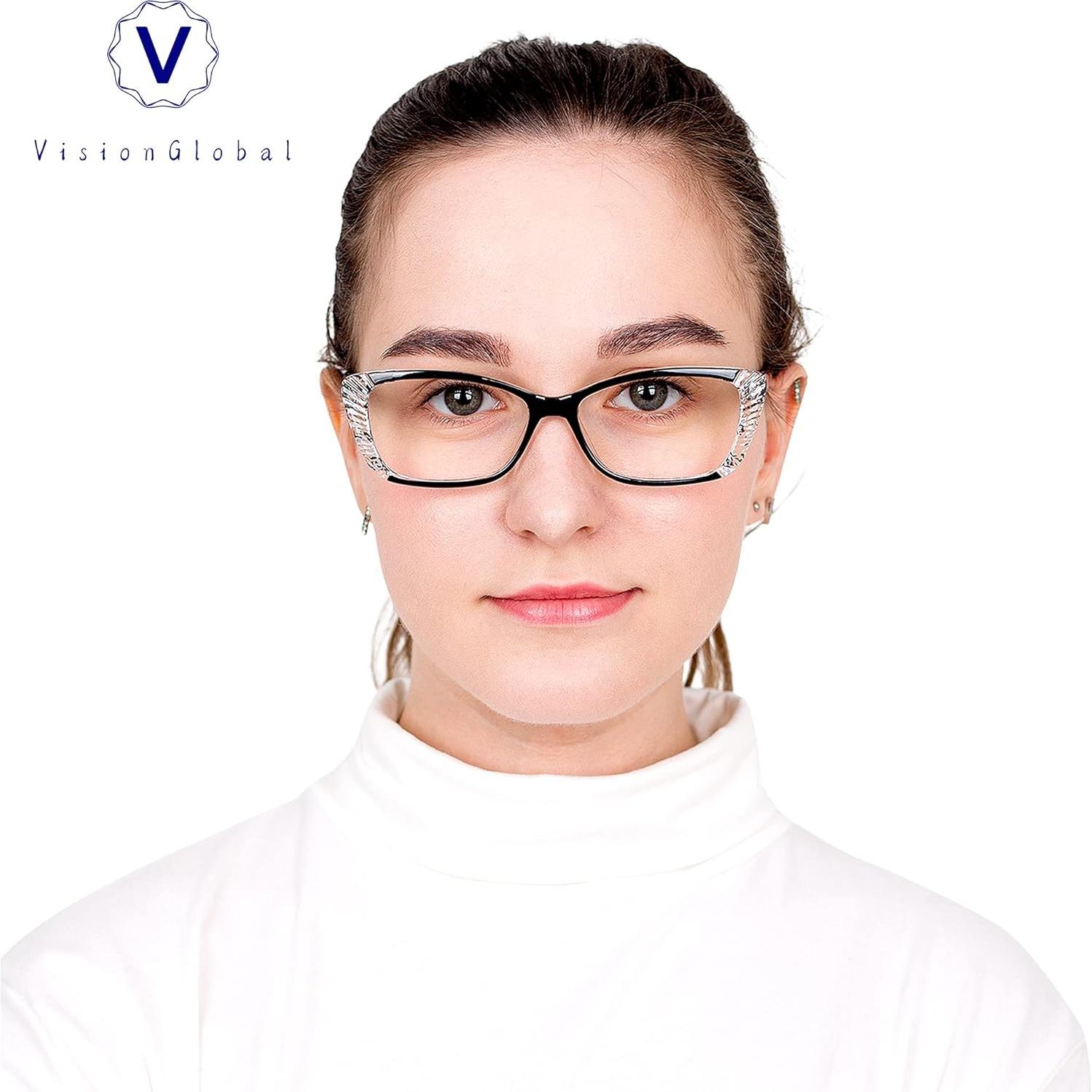 5 Pares de Gafas de Lectura VisionGlobal con Luz Azul