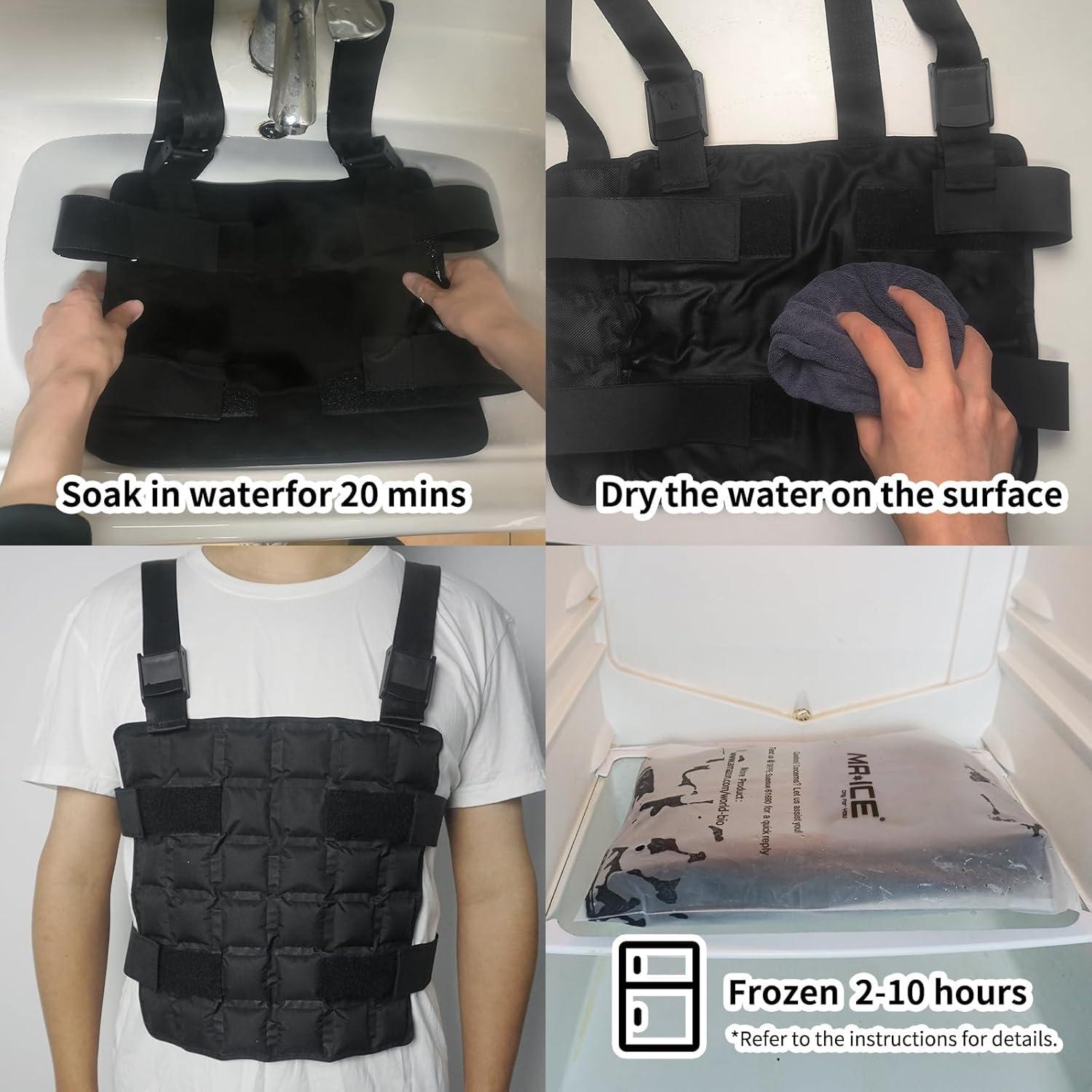 Chaleco Refrigerante MR.ICE Unisex Ajustable para Verano