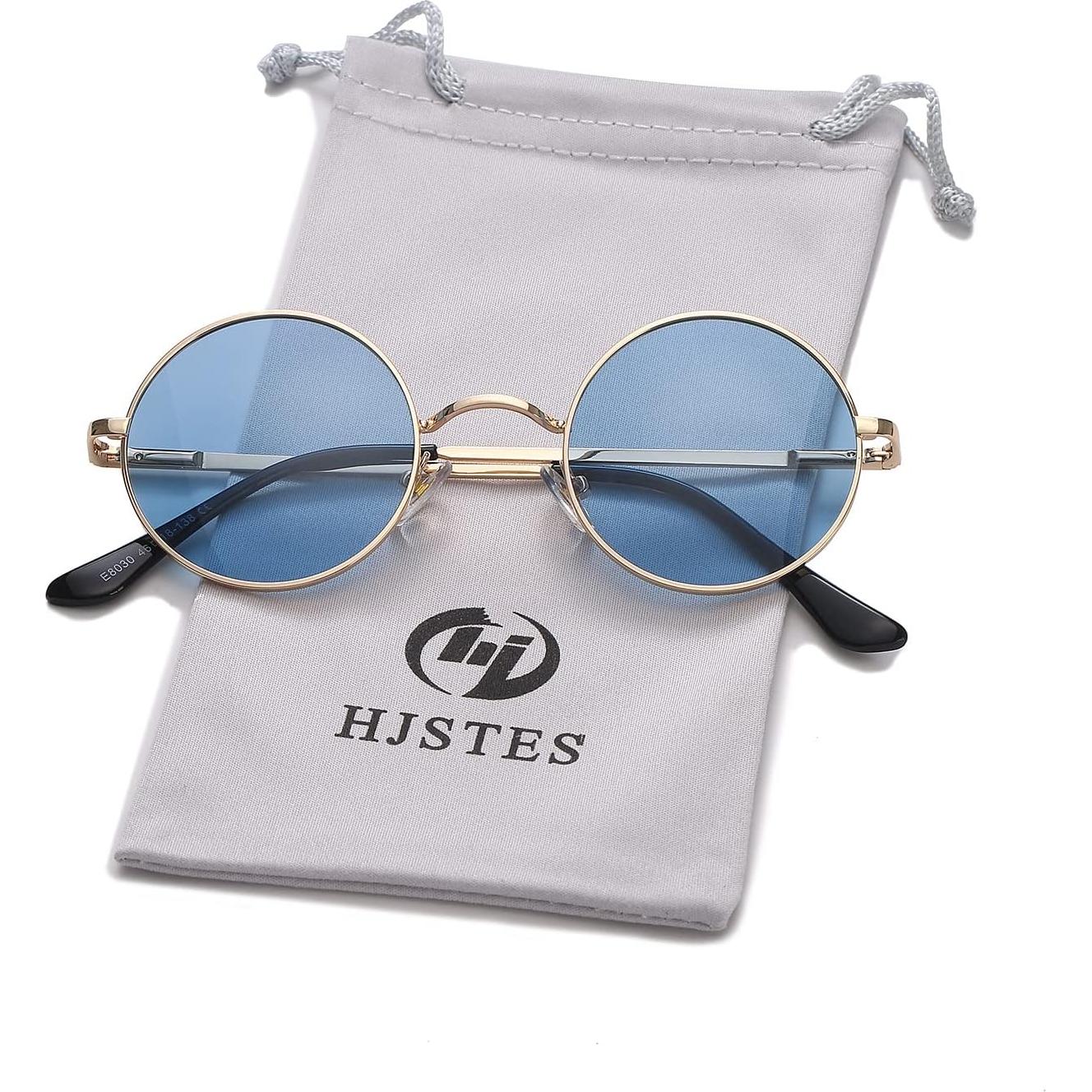 Gafas de sol redondas polarizadas HJSTES UV400 unisex