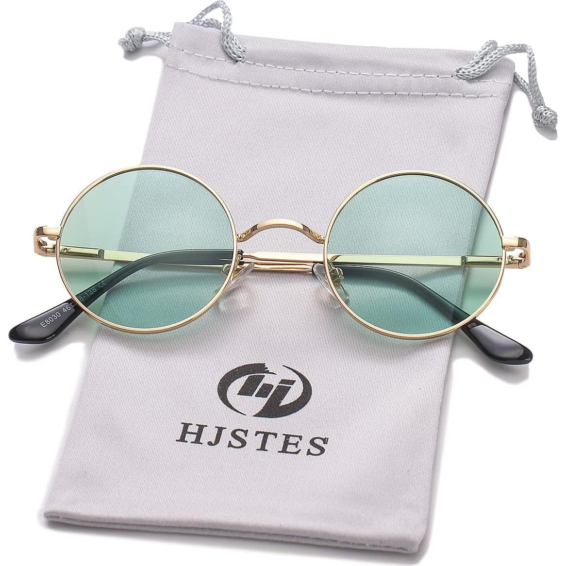 Gafas de sol redondas polarizadas HJSTES UV400 unisex