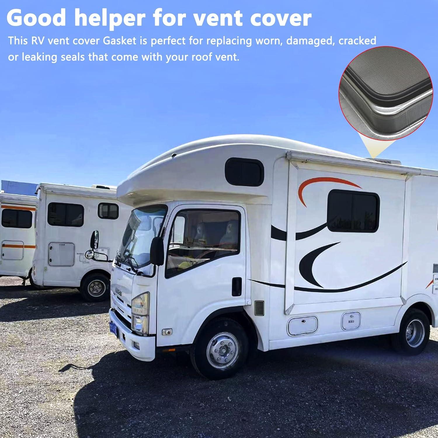 Sello de Ventilación de Techo RV WTNYOU 51" Negro TPE