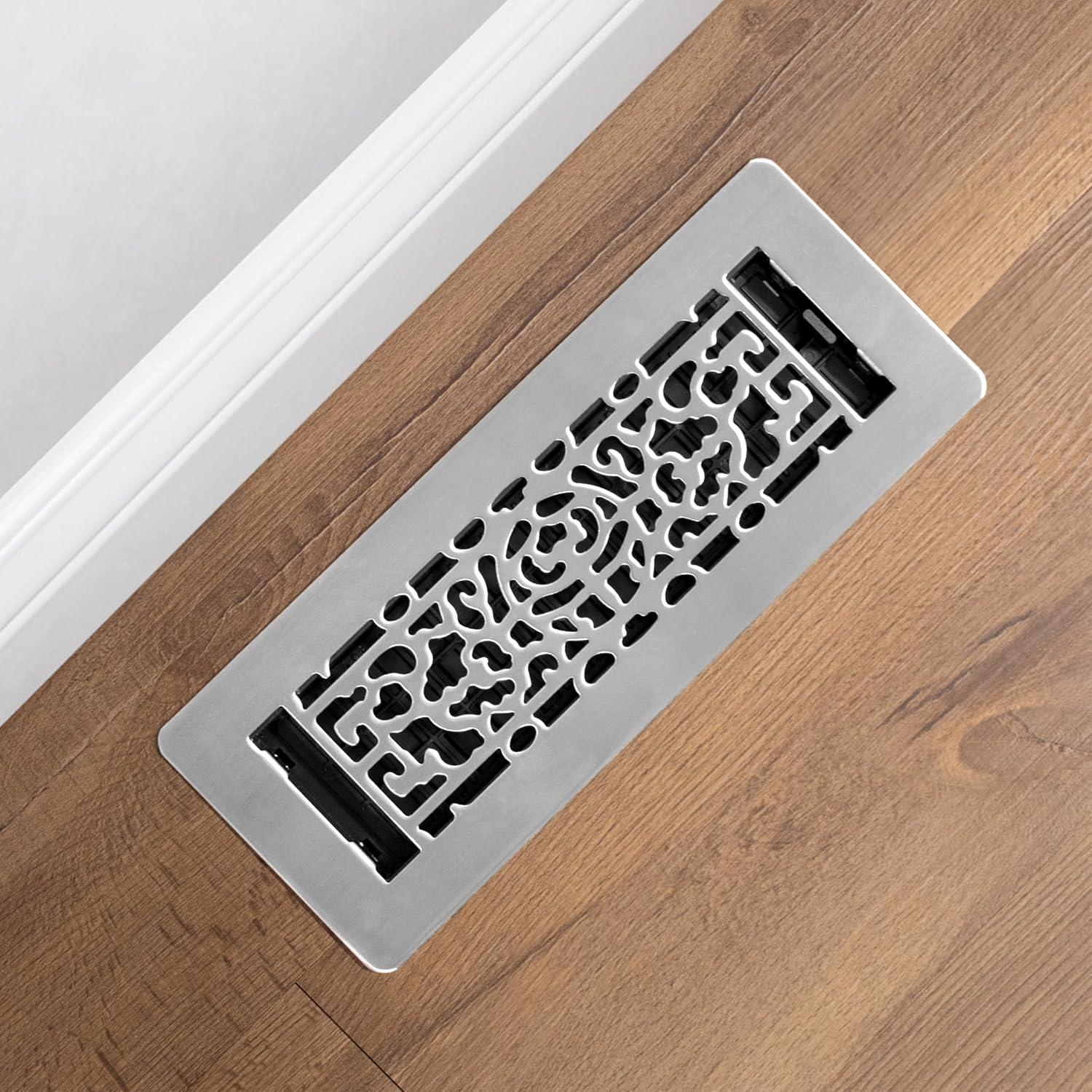 Rejilla de Piso Feng Shui Decor Grates LFGS212-NKL Níquel 2x30 cm