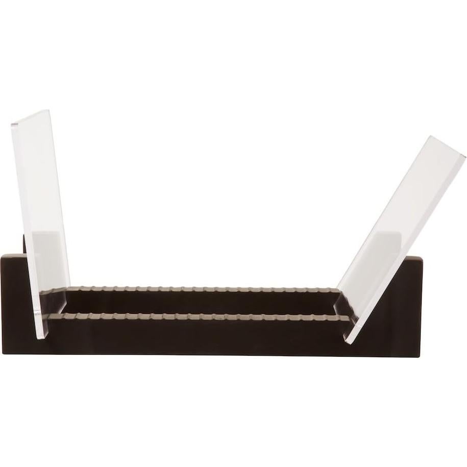 Soporte para Discos de Vinilo KAIU - Madera Sólida y Acrílico - Almacena 50 LPs