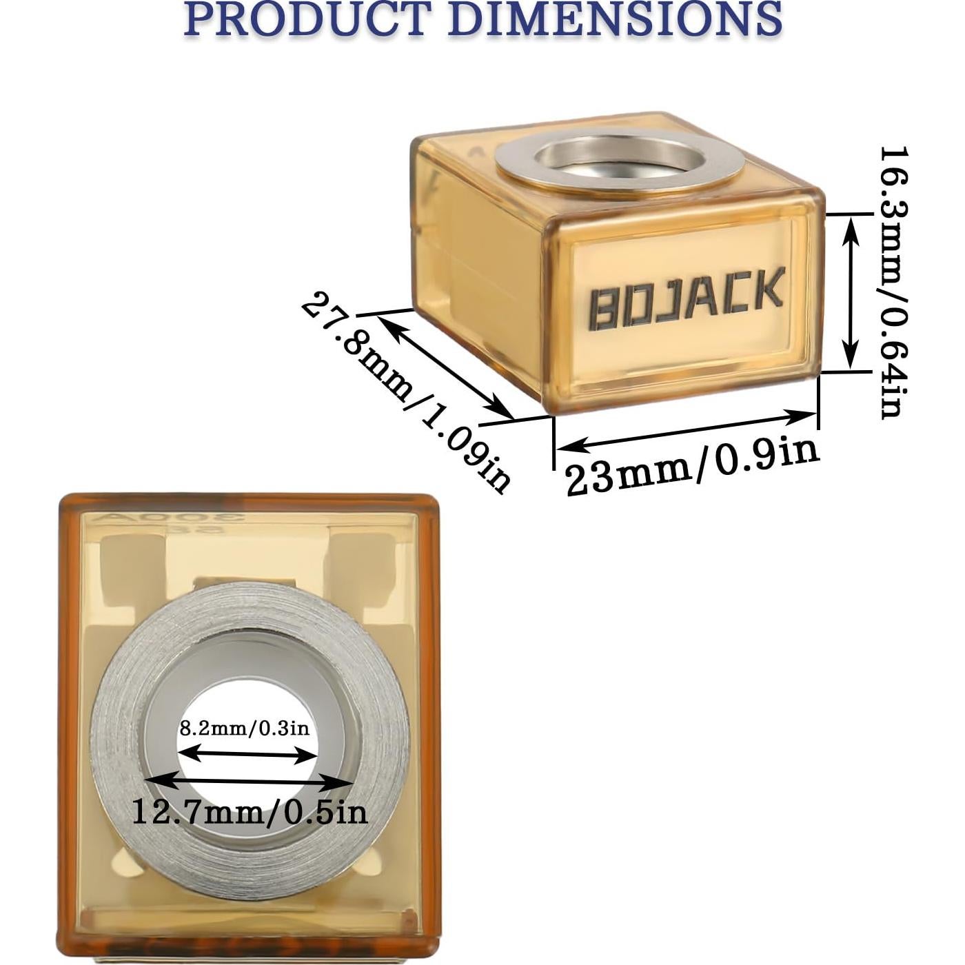 Fusible de Batería Marítima BOJACK 30A 58V CC IP66