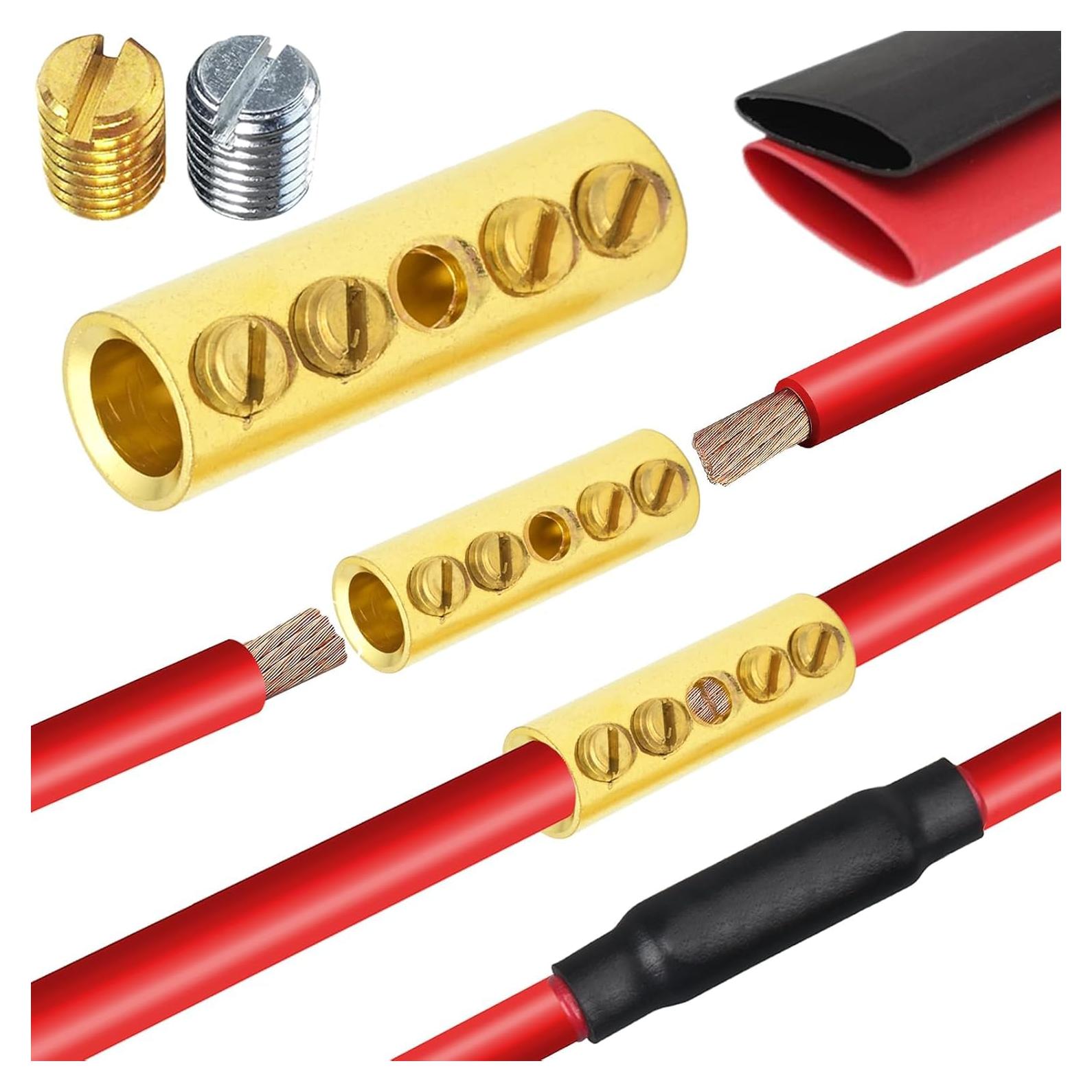 Conectores de Empalme Mecánico SVAAR 0 Gauge 6 PCS Cobre