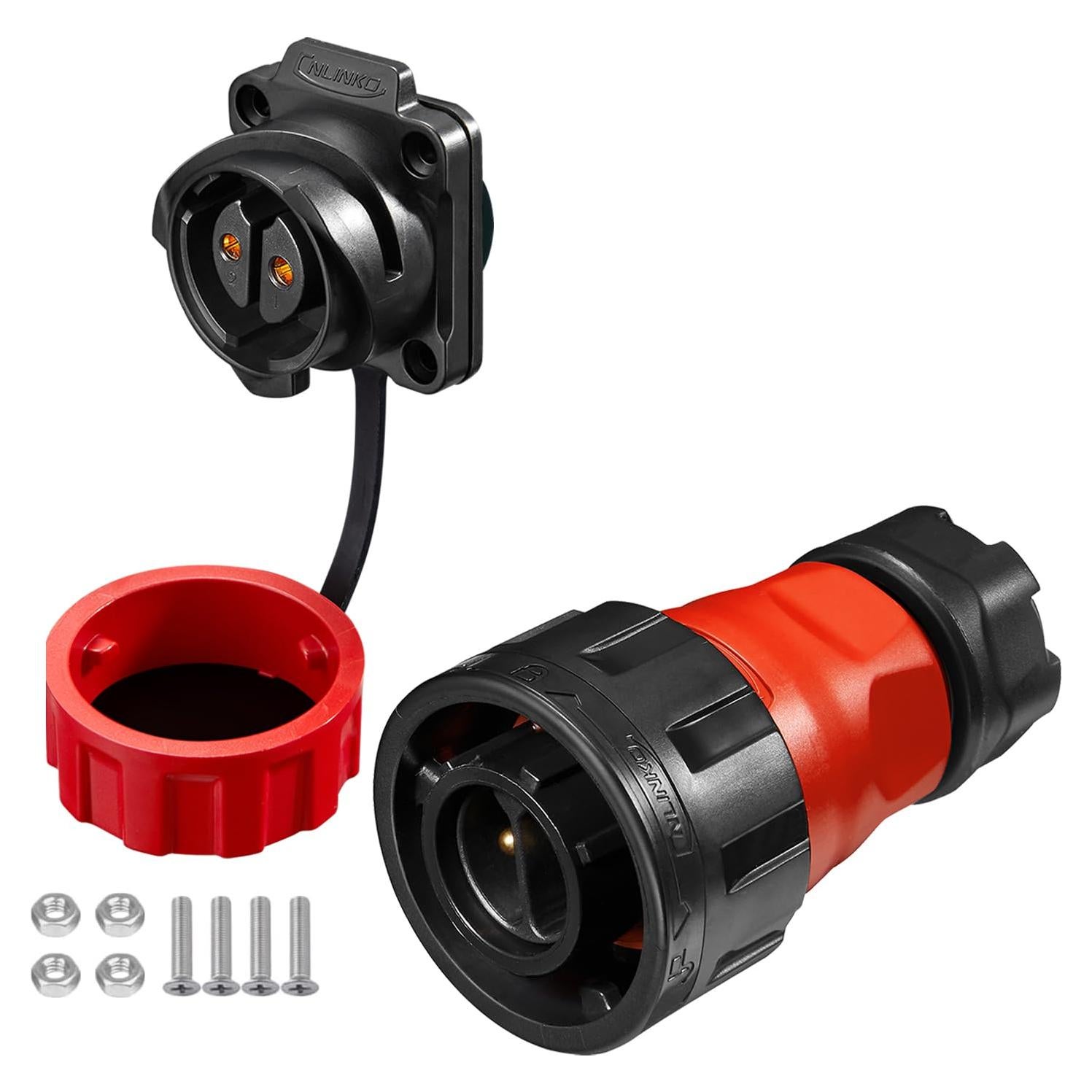 Conector Industrial Impermeable CNLINKO YM-24 M24 2 Pines