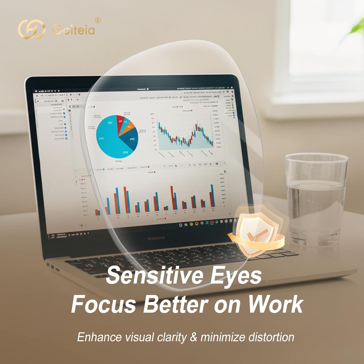 Gafas de Bloqueo de Luz Azul Goiteia Retro 70s Naranja