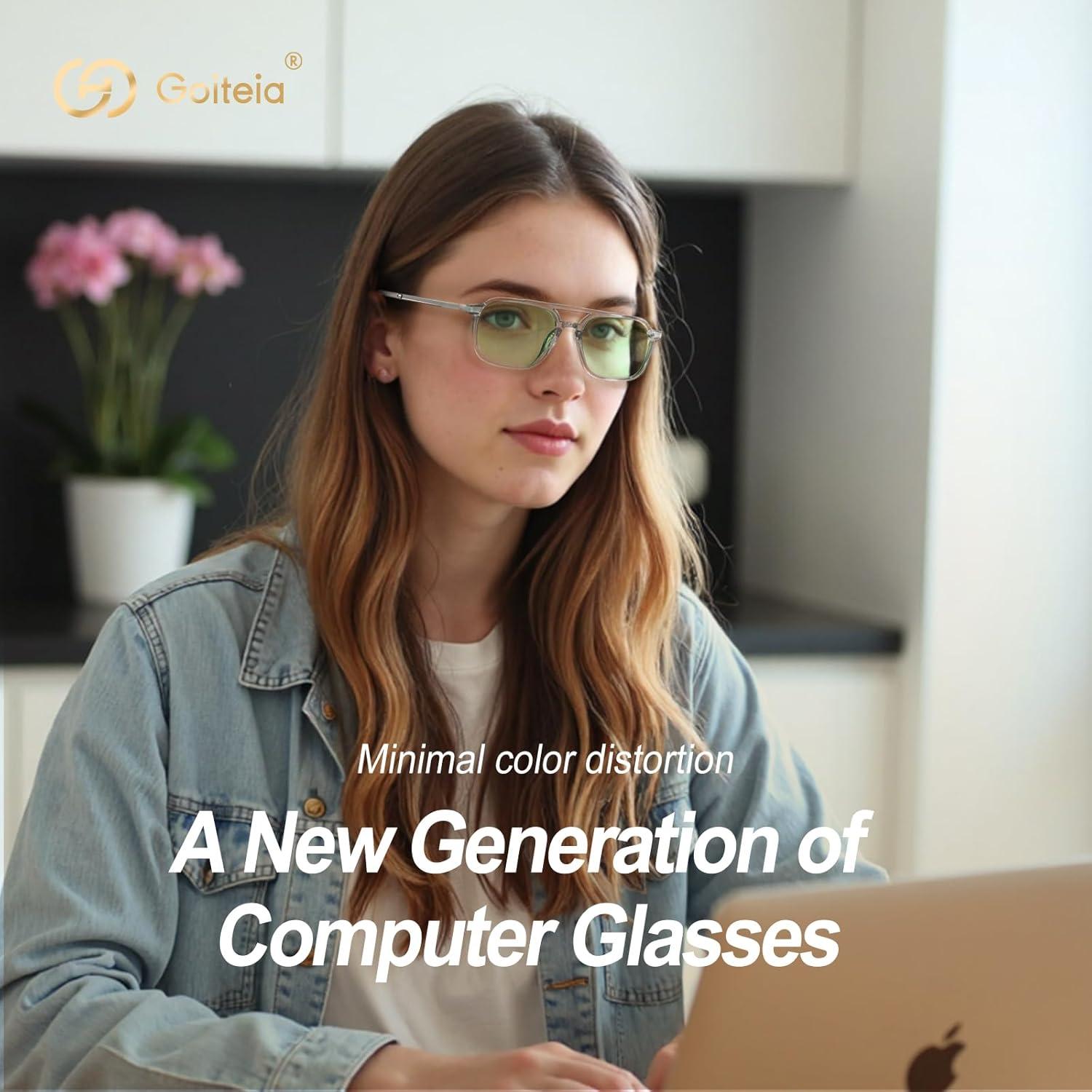 Gafas bloqueadoras luz azul Goiteia Naranja/Rosa/Rojo