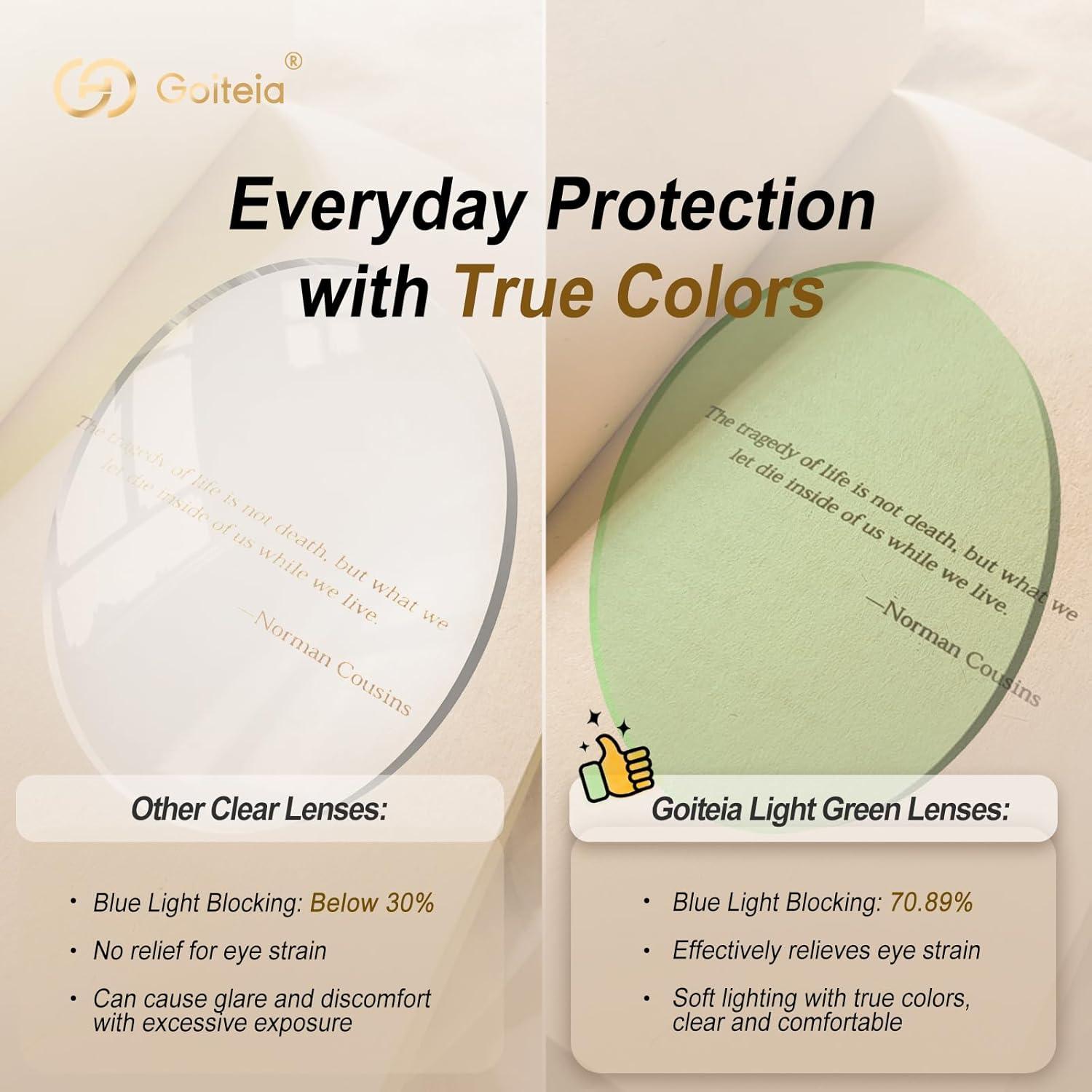 Gafas bloqueadoras luz azul Goiteia Naranja/Rosa/Rojo