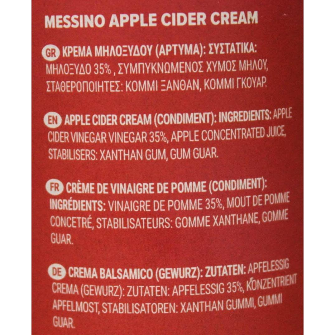 Crema de Sidra de Manzana Messino 250 ml - Sabor Intenso