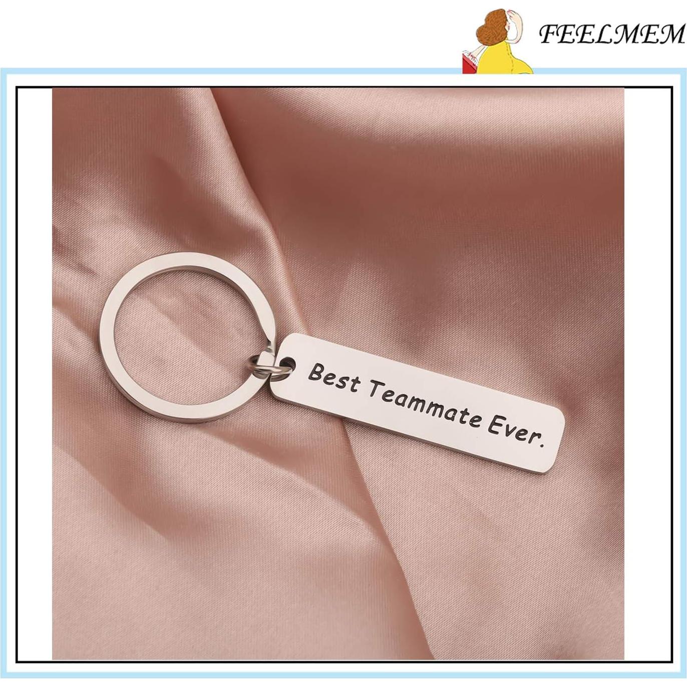 Llave de Compañero de Equipo FEELMEM en Acero Inoxidable