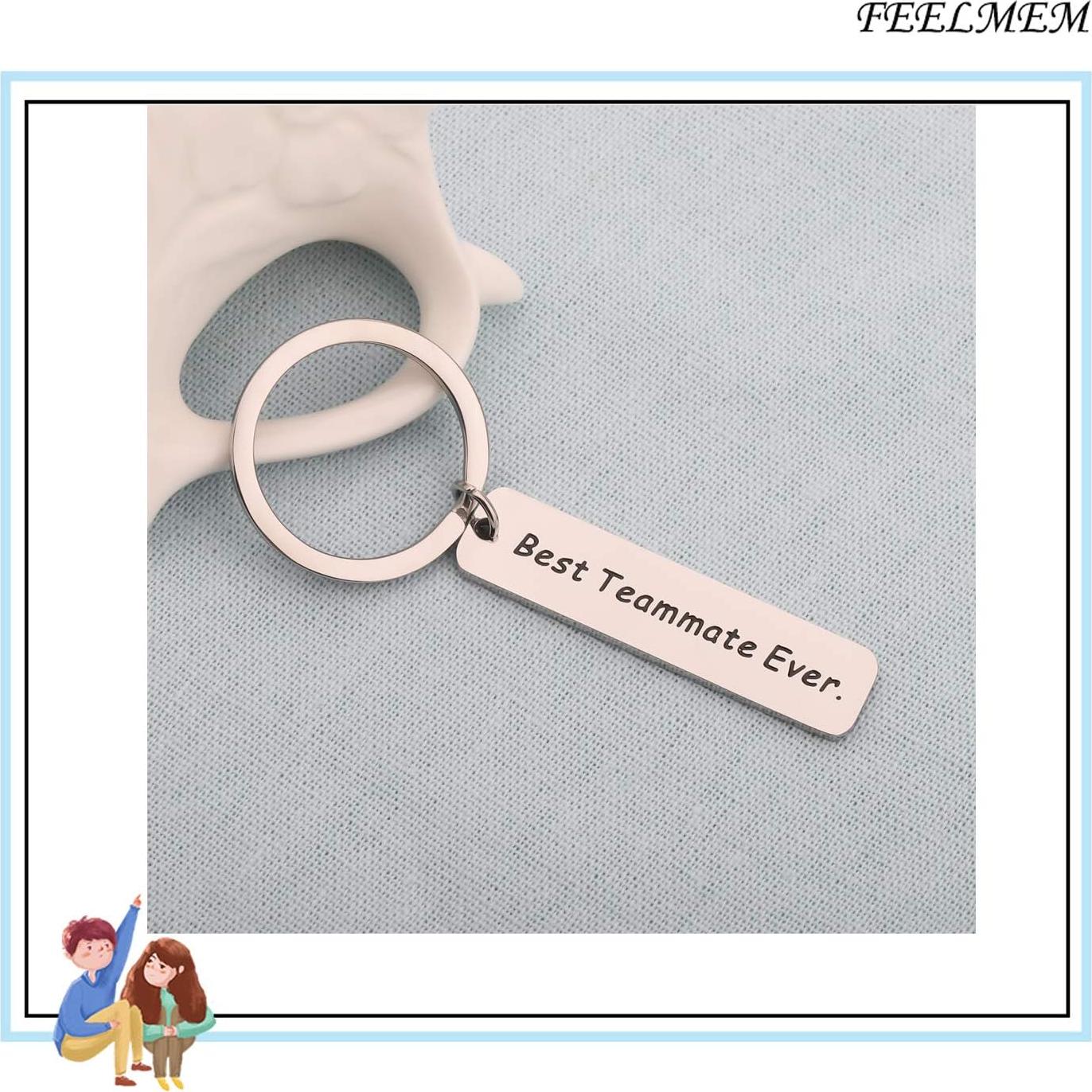 Llave de Compañero de Equipo FEELMEM en Acero Inoxidable