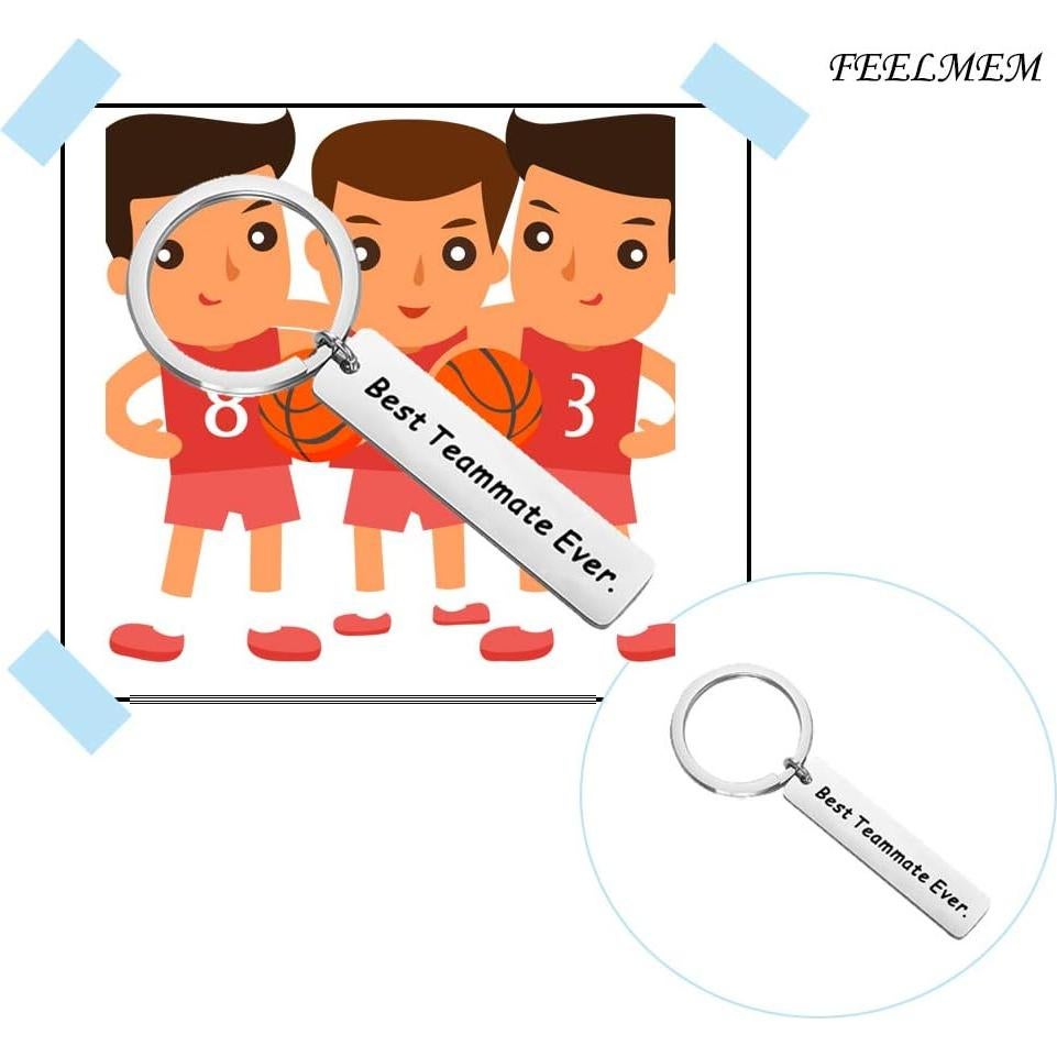 Llave de Compañero de Equipo FEELMEM en Acero Inoxidable