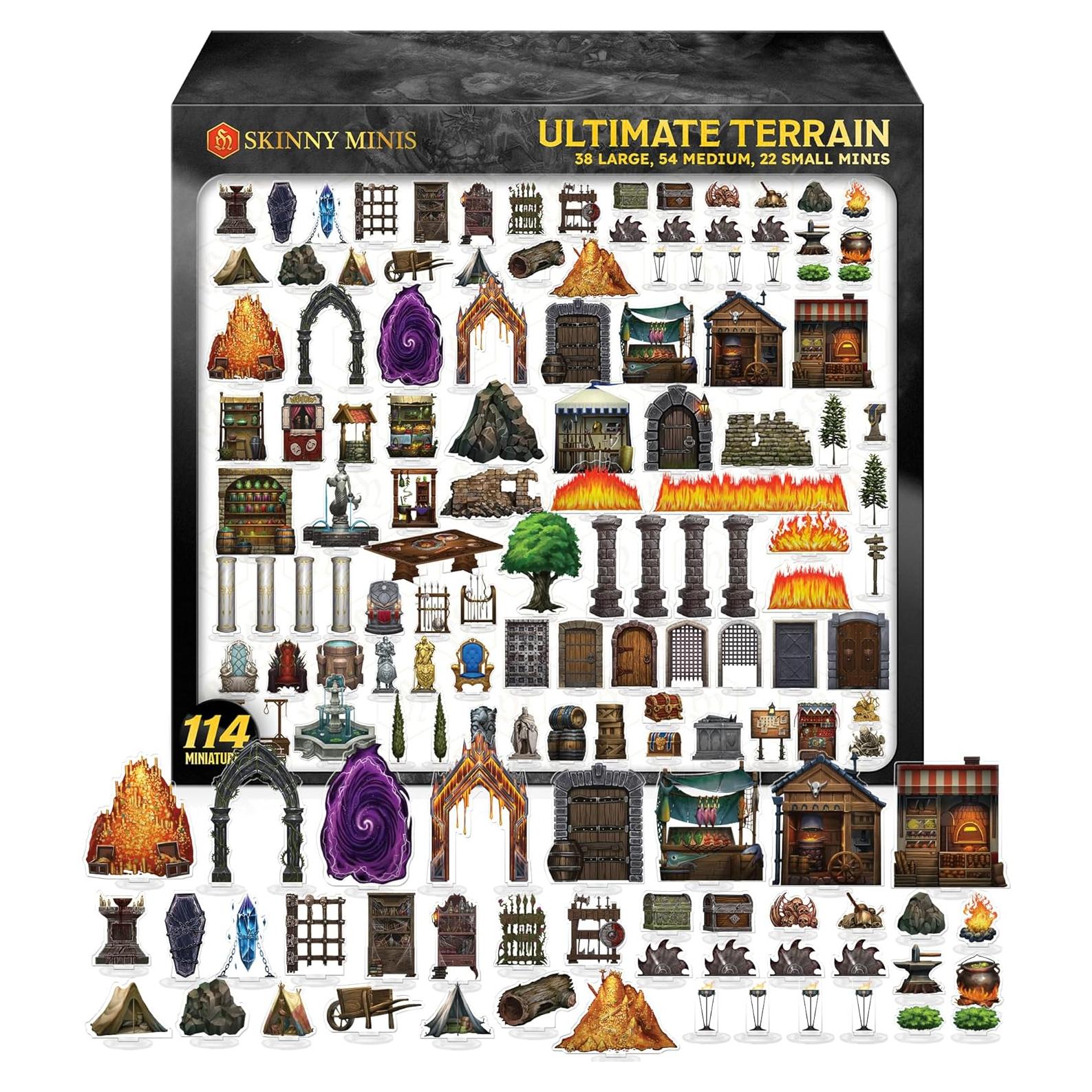 Miniaturas de Terreno Bulk - Dungeon in a Box - 103 Piezas