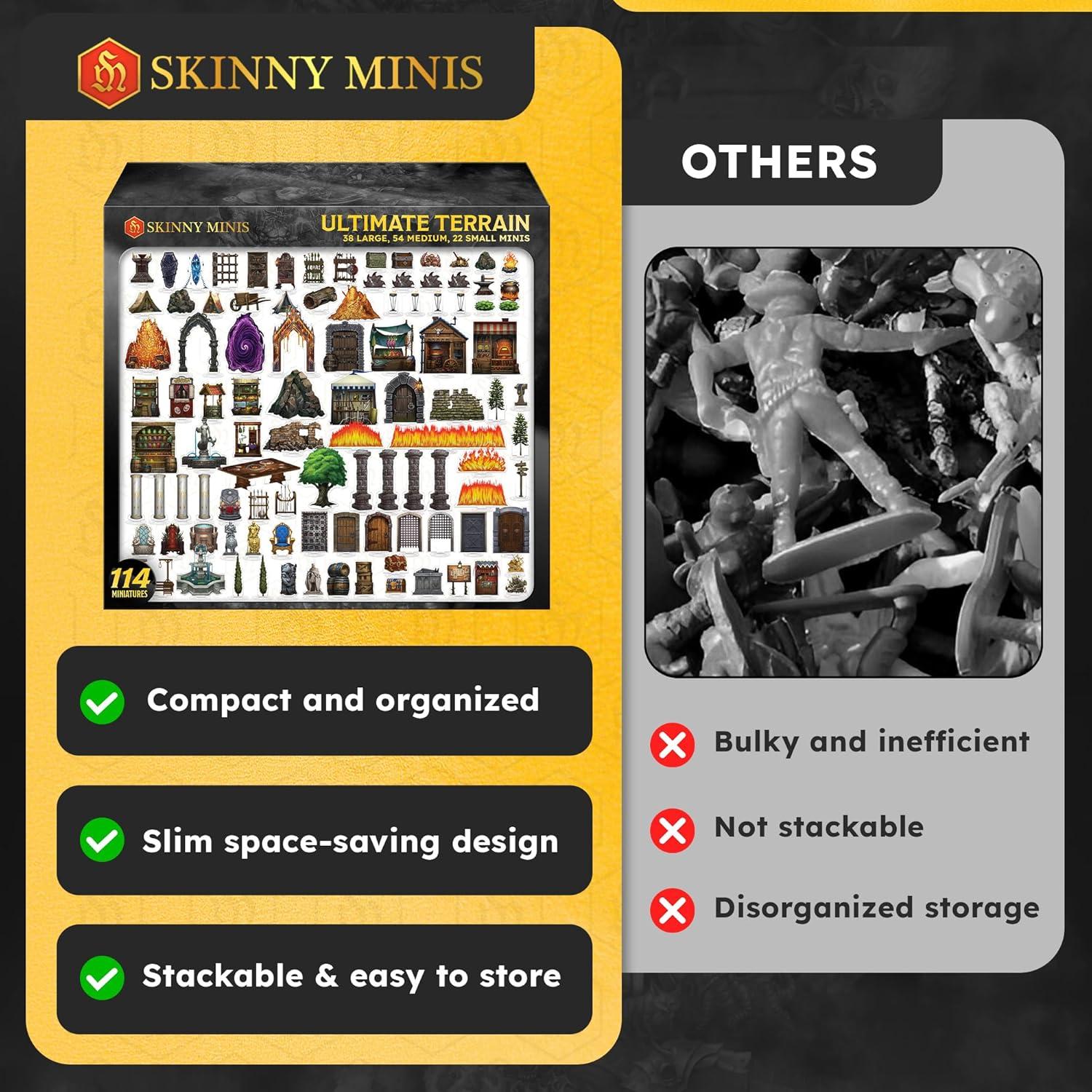 Miniaturas de Terreno Bulk - Dungeon in a Box - 103 Piezas