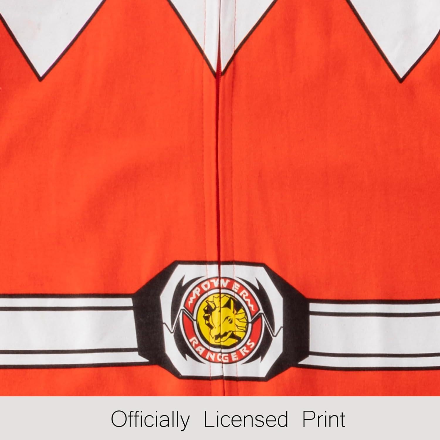 Overol con Capucha Power Rangers Rojo para Niños 2T-7