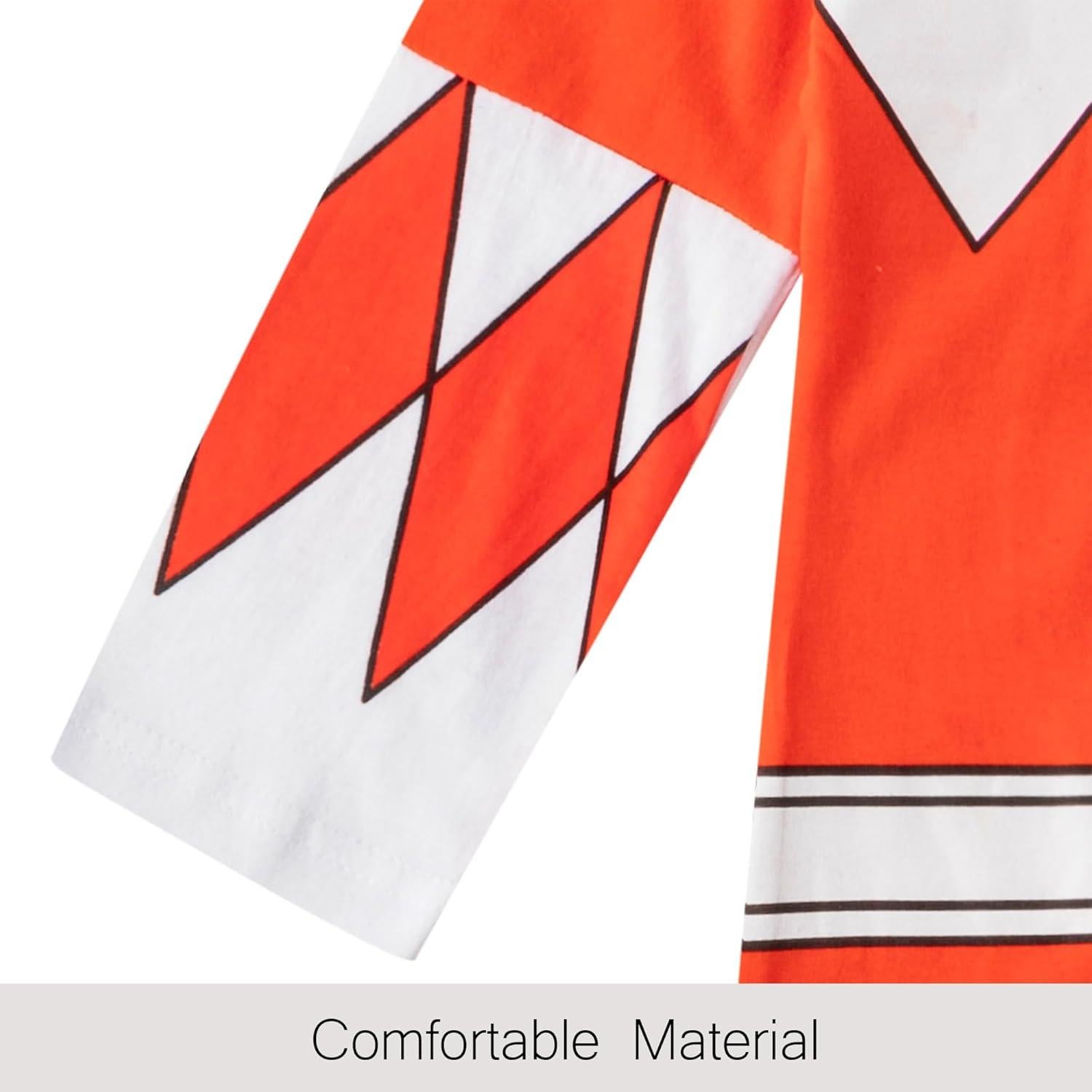 Overol con Capucha Power Rangers Rojo para Niños 2T-7