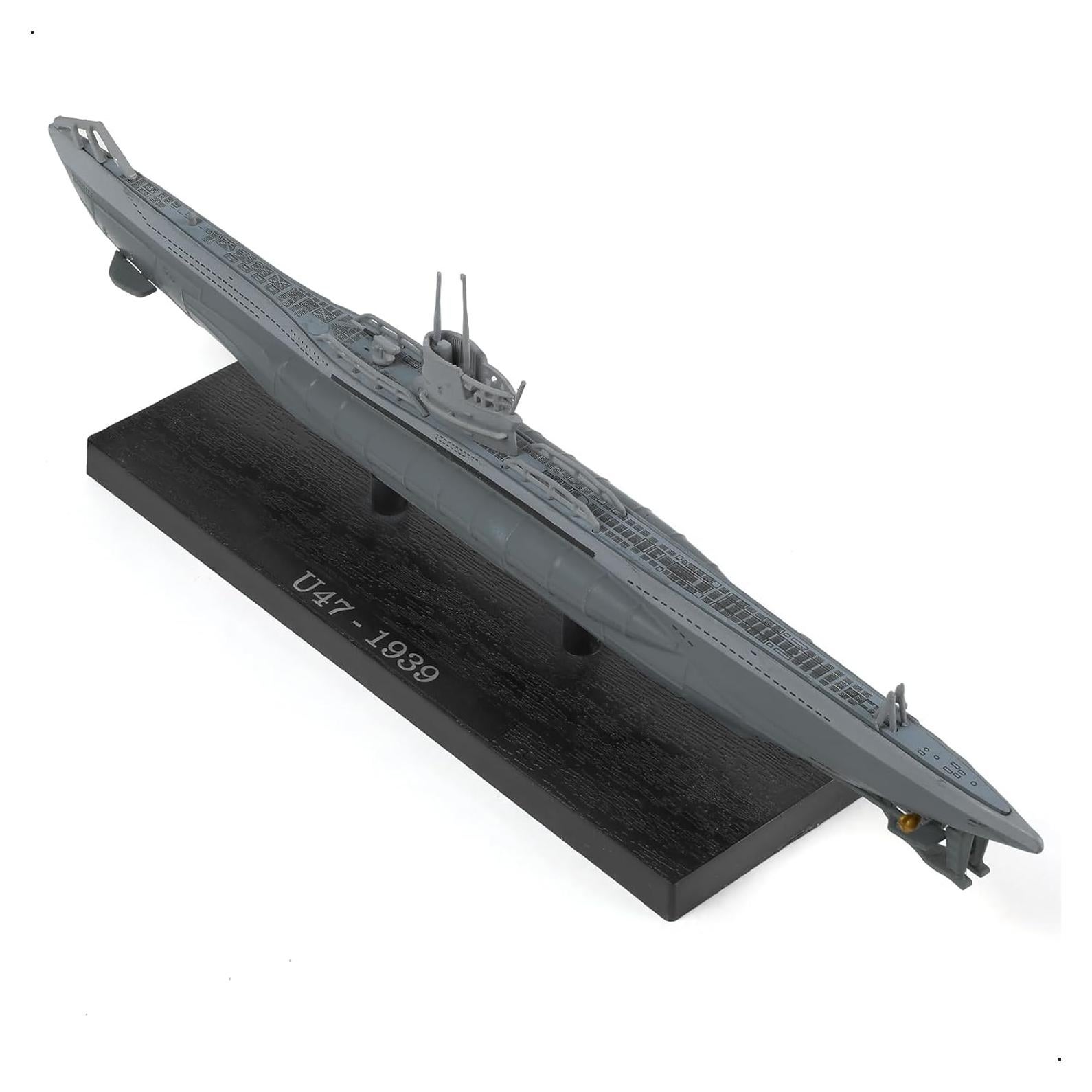 Modelo Submarino U-47 1/350 NUOTIE Metal Diecast Militar