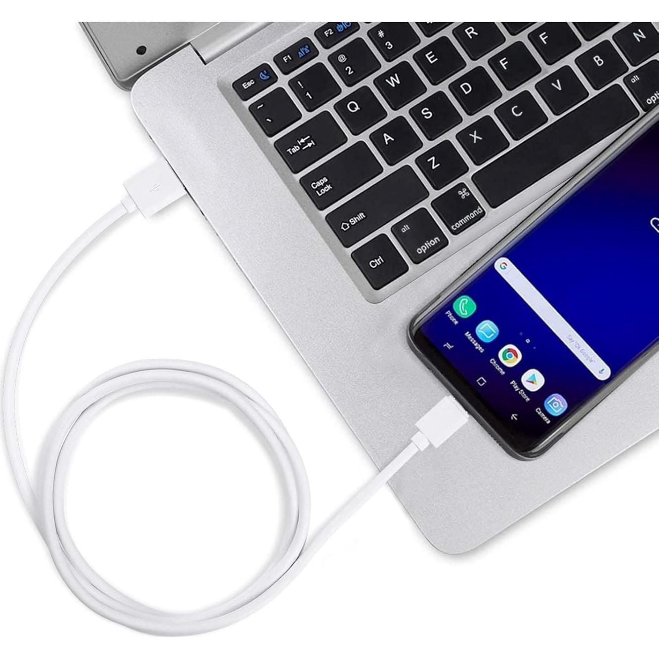 Cable USB C Smays 10-Pack Blanco 0.91m Carga Rápida