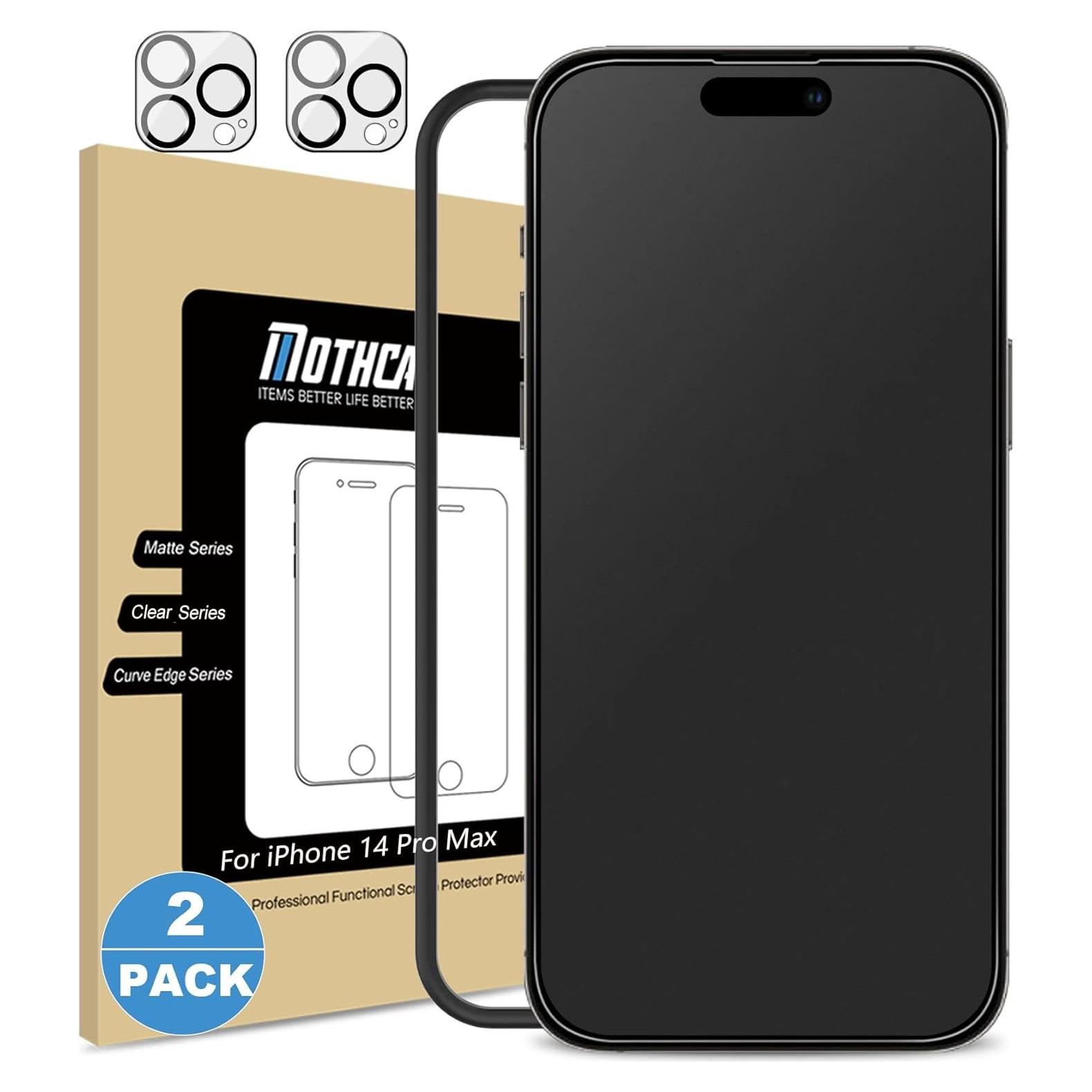 Protector de Pantalla Mate Mothca para iPhone 14 Pro Max 6.7"