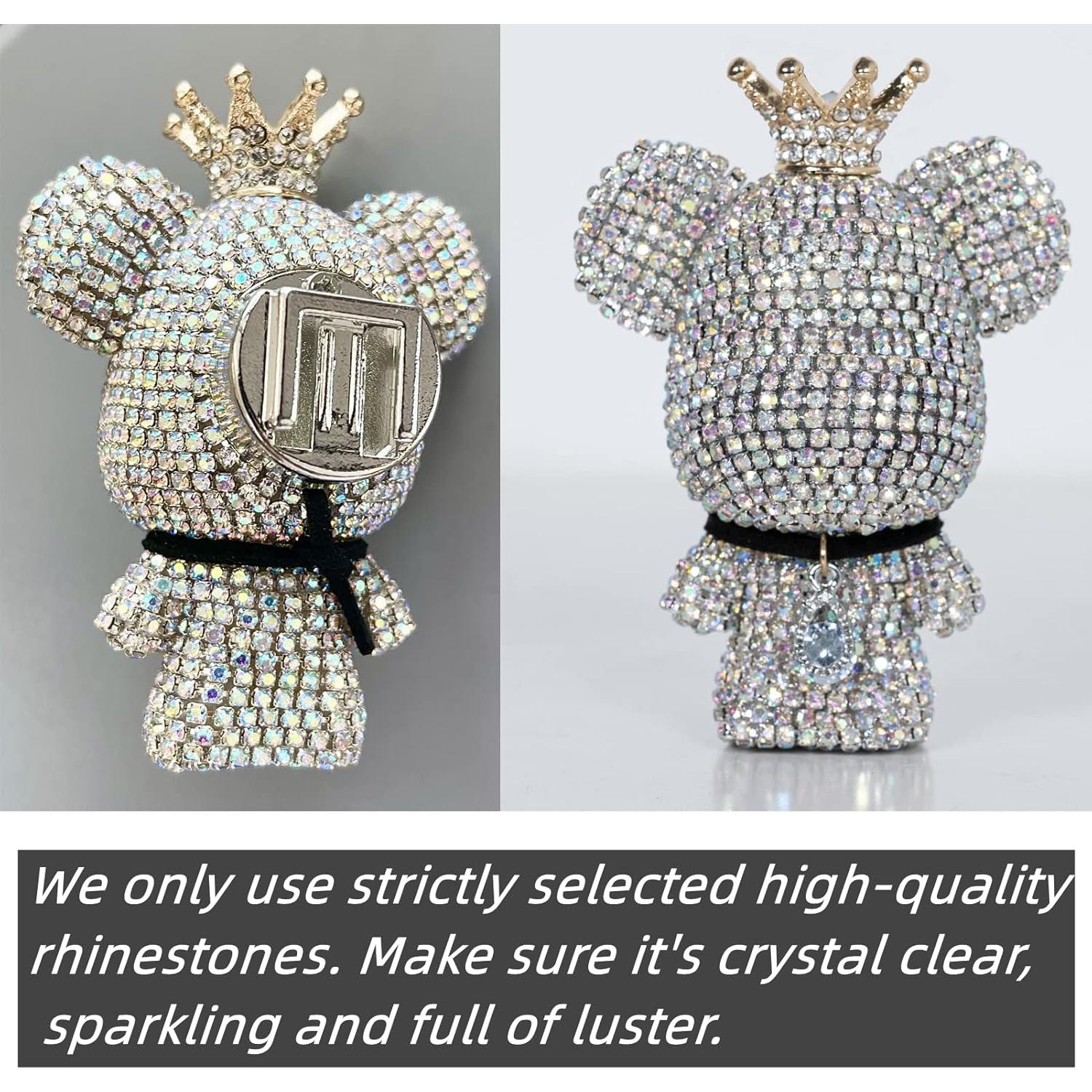 Ambientador de Coche Oso Brillante R&D AUTO Negro con Clip