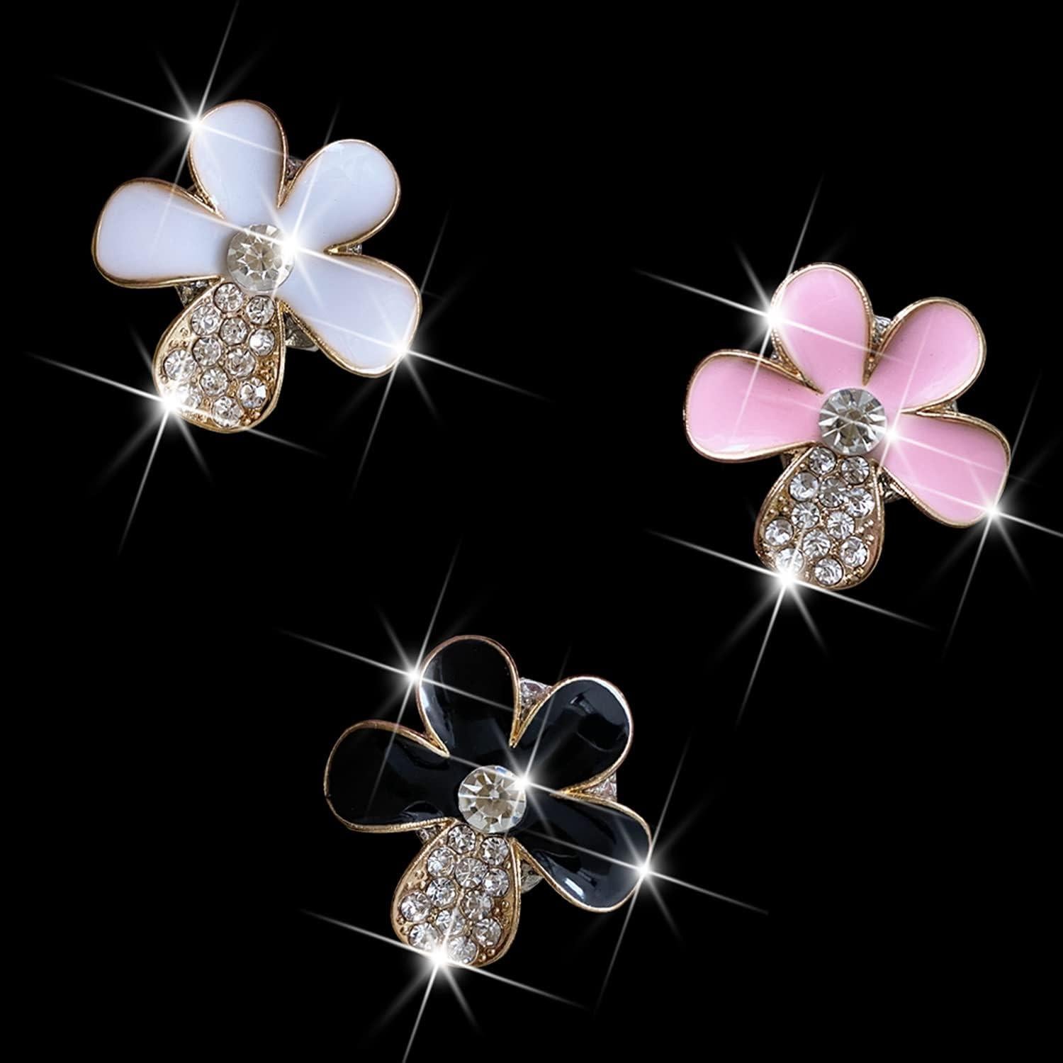 Clip de Ventilación para Auto Bling Daisy - 3 Pcs Ambientadores