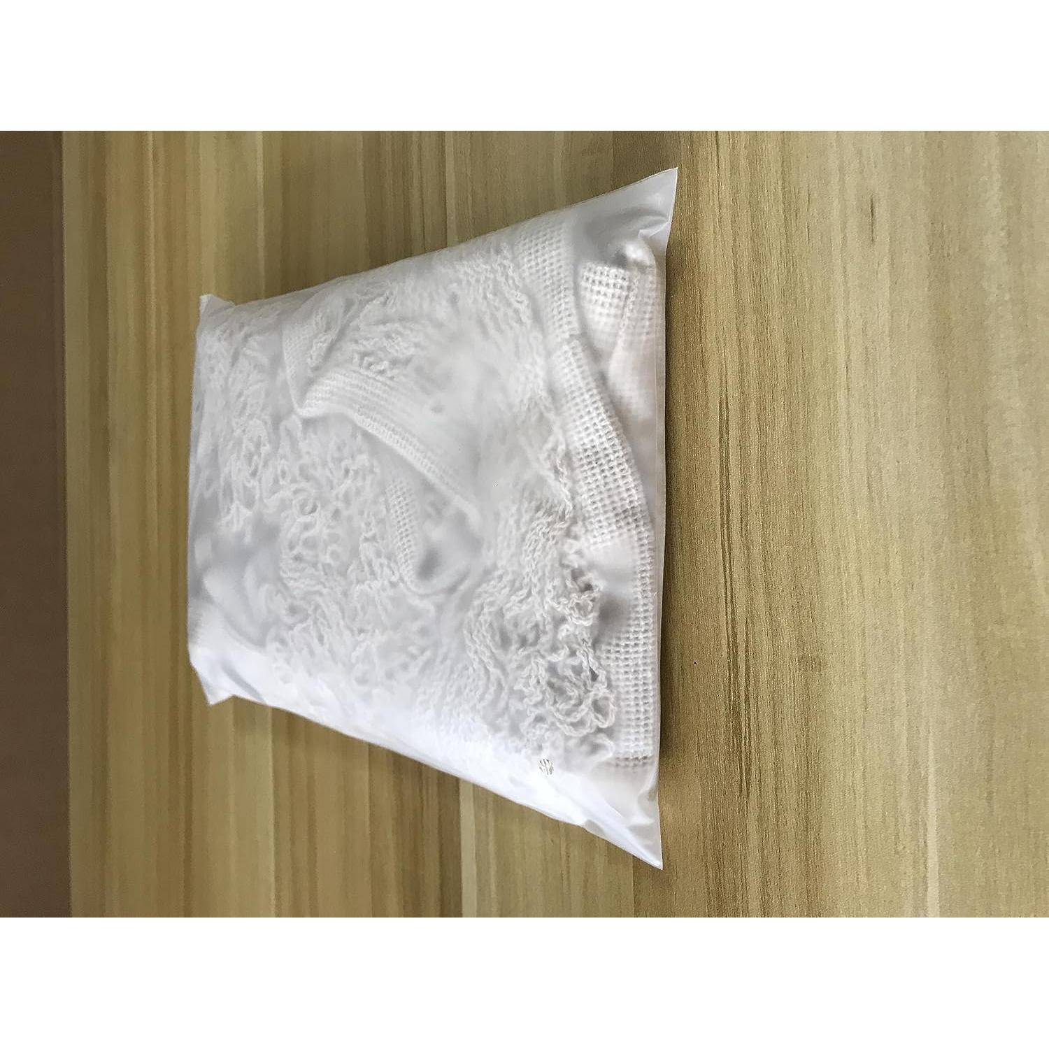 Bolsas de Compras Reutilizables de Malla de Algodón Beige