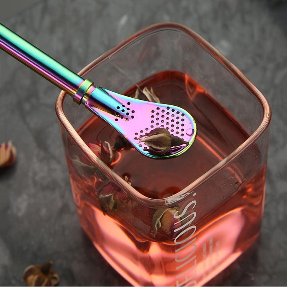 Bombilla de Yerba Mate Datconect Acero Inoxidable 5 Pajillas