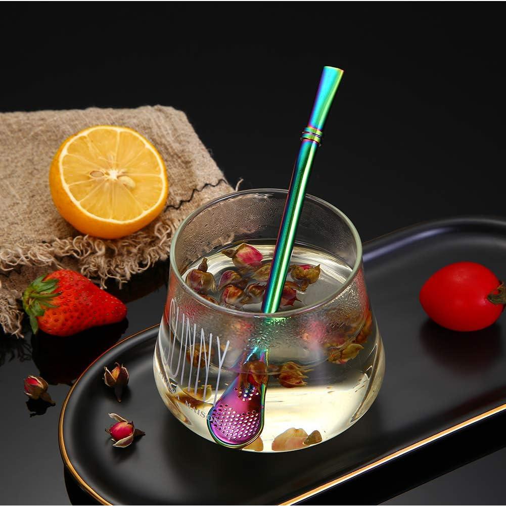 Bombilla de Yerba Mate Datconect Acero Inoxidable 5 Pajillas