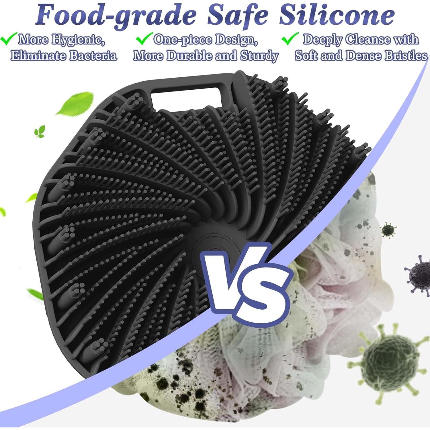 Set 2 Cepillos de Silicona Manmihealth para Cara y Cuerpo