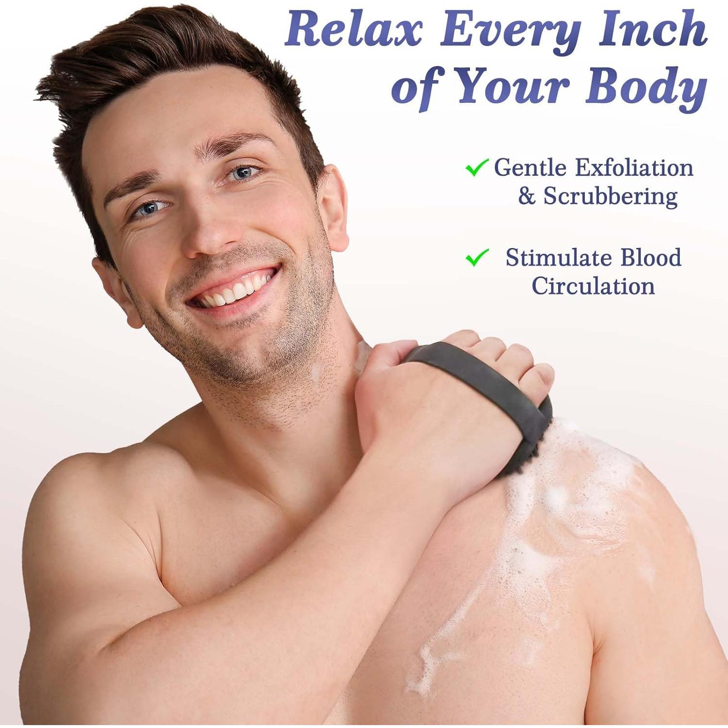 Set 2 Cepillos de Silicona Manmihealth para Cara y Cuerpo