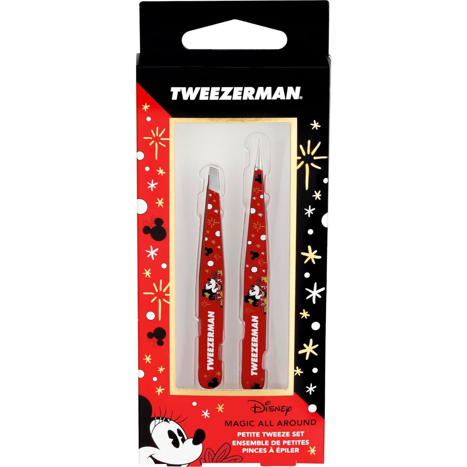 Juego de Pinzas Tweezerman Petite Point y Slant - Cejas