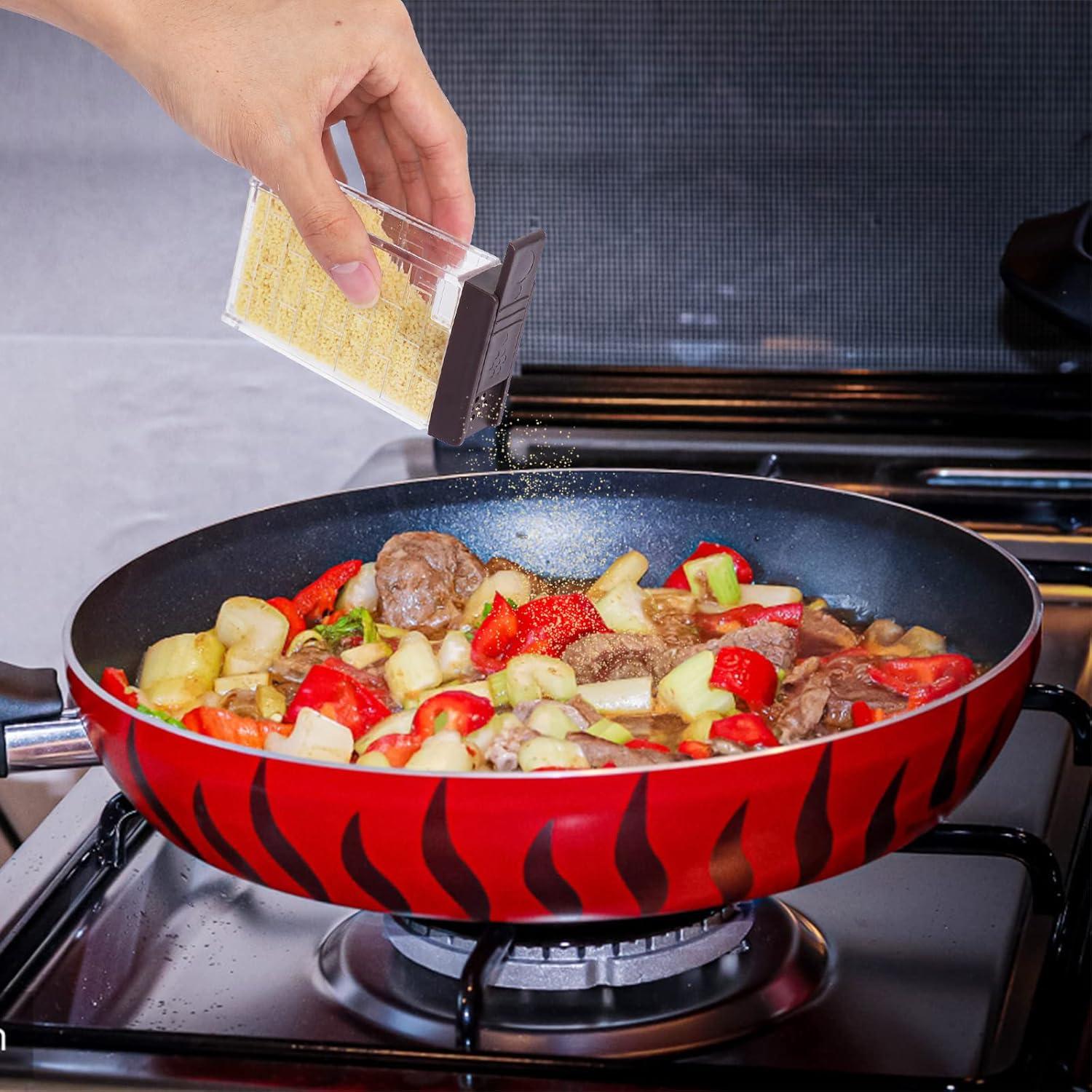 Saleros y Pimenteros URALFA Mini 6 Piezas Plástico Marrón