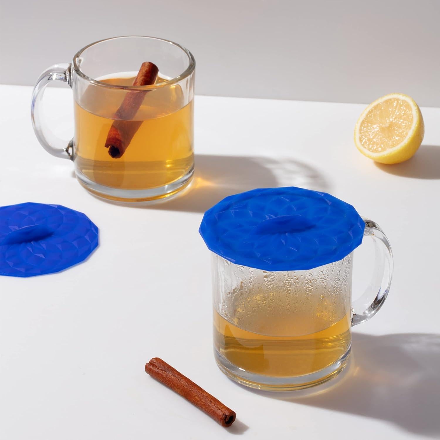 Tapas de Silicona GIR 4 Pulgadas - 2 Pack Negro Hermético