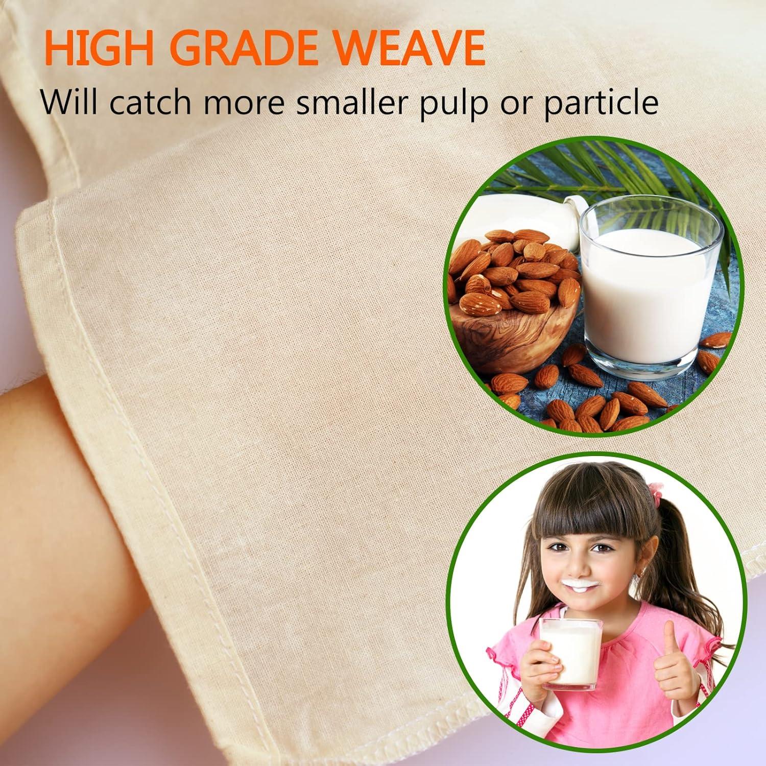 Paquete de 3 bolsas de gasa Huppar 35.56cm reutilizables