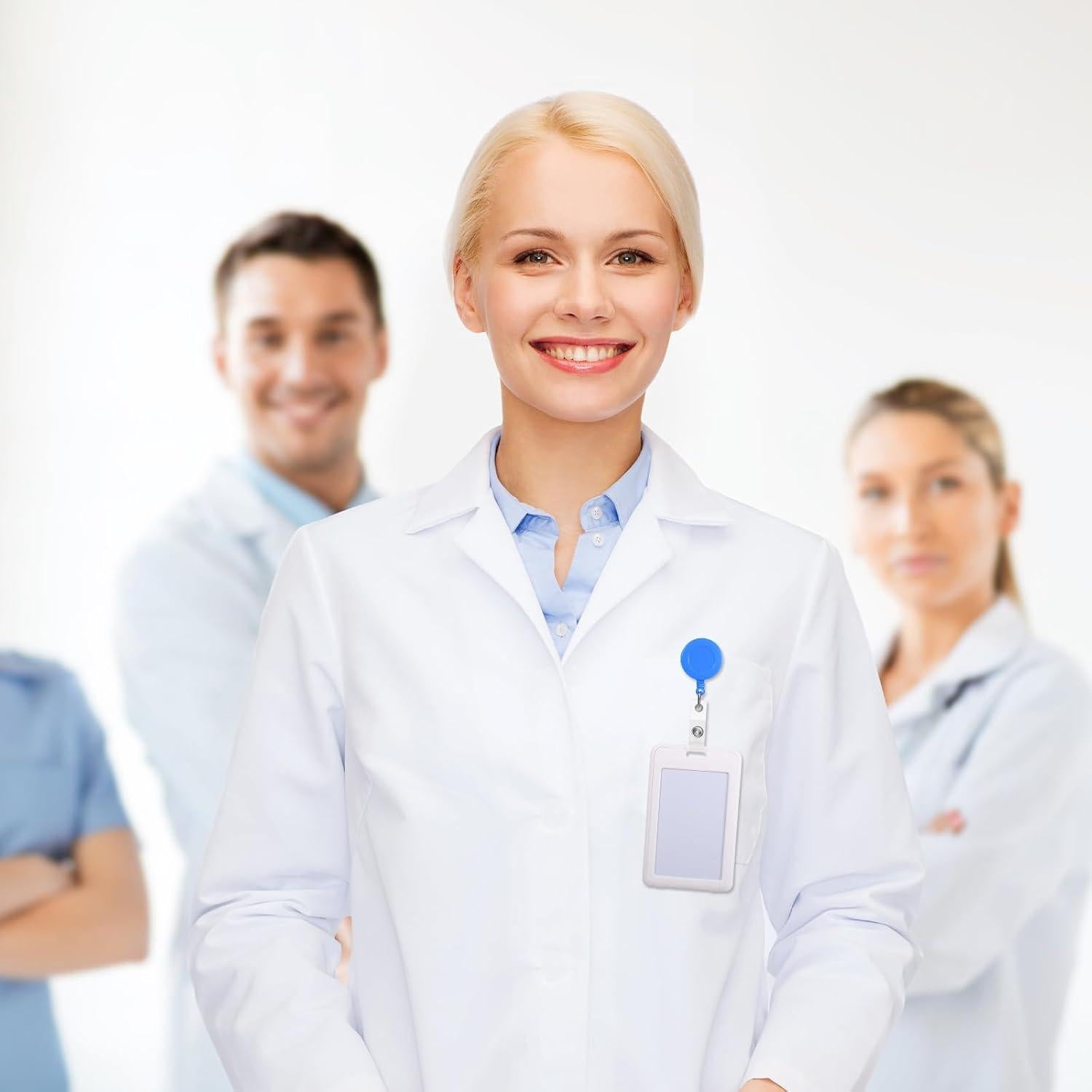 Harloon 150 Pcs Porta Insignias Retráctiles 70 cm 25 Colores