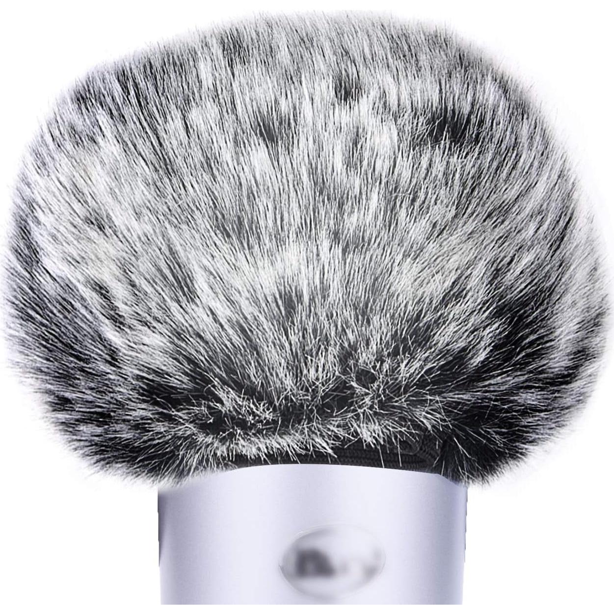 Cubierta de Viento Peluda SunmnDirect para Micrófono Blue Yeti