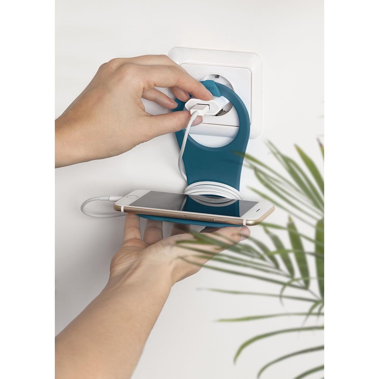 Soporte para Teléfono Bobino Crema - Estante Carga Antideslizante