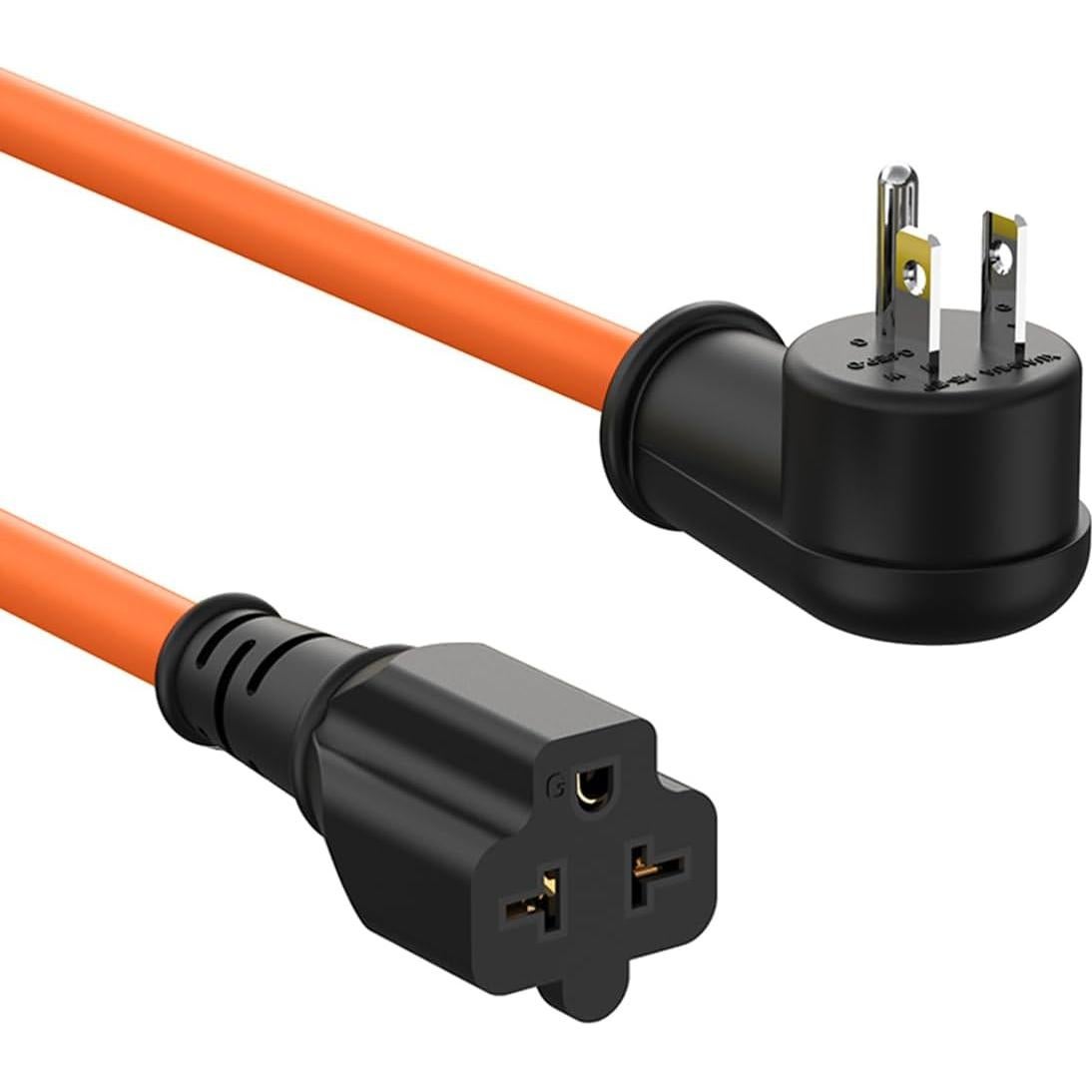 Adaptador de Enchufe 12AWG Nema 5-15P a 5-20R 1 Pie 15A a 20A