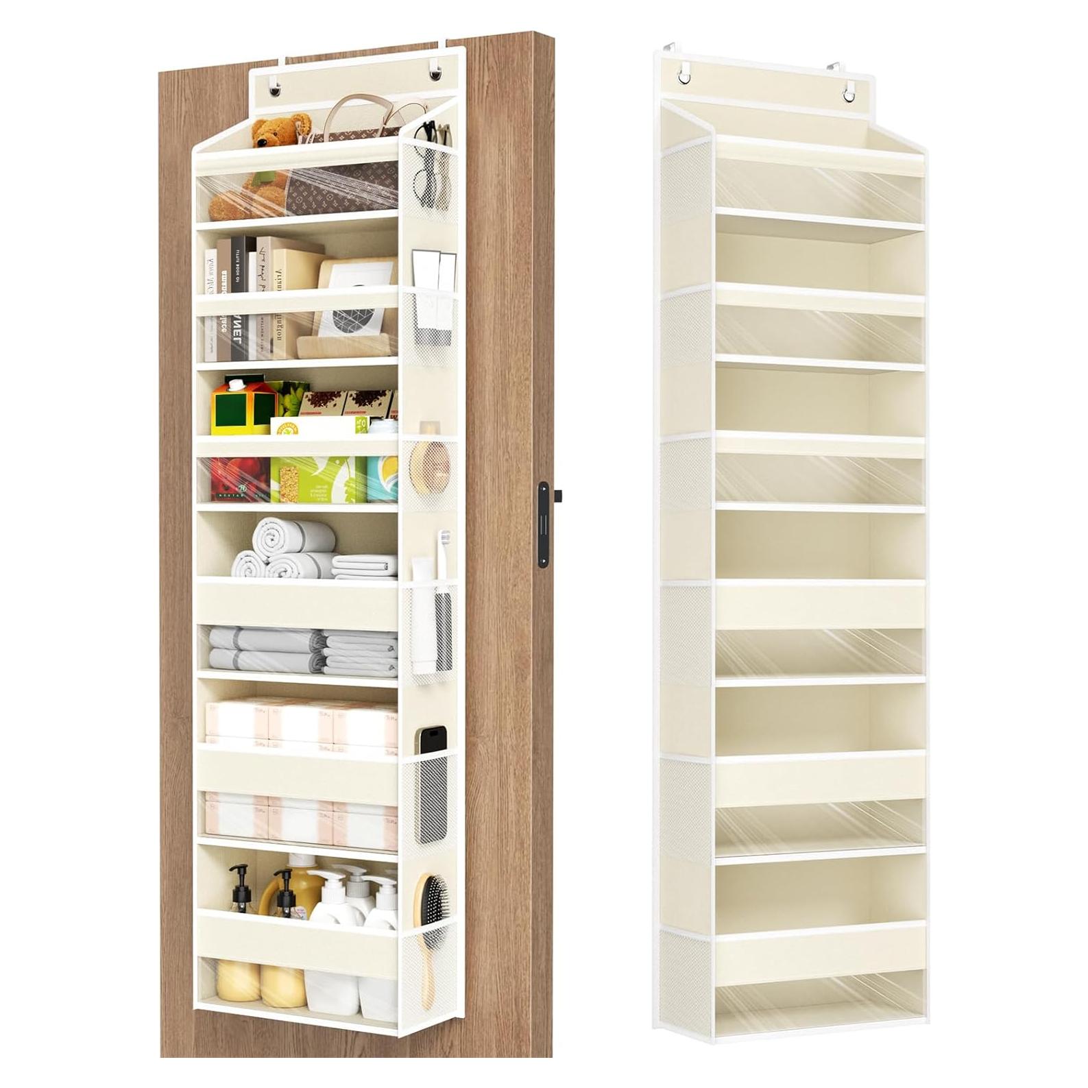 Organizador Colgante Mefirt de 6 Estantes Beige para Puerta